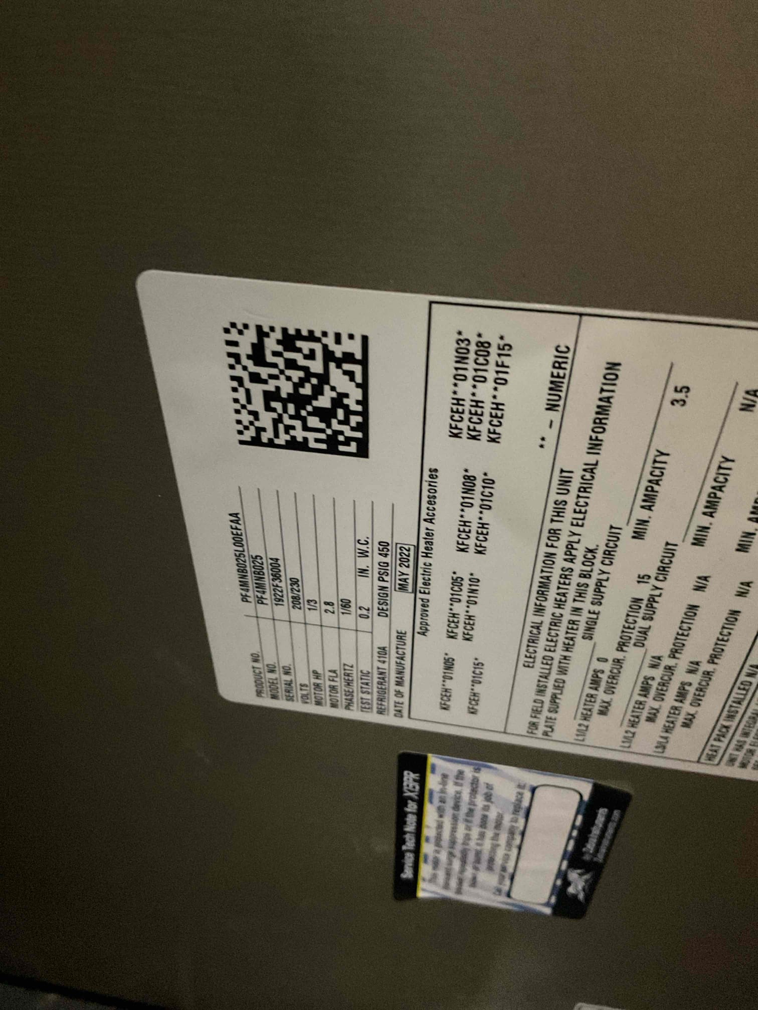 Luis 6-16-26
Performed ac inspection on a 2 ton Payne ATTIC heat pump. Check electrical components, low and high voltage connections customer just change filter 20x20x1. Flush drain test water safeties ok ez trap and wet switch ok check airflow supply and return ok outdoor unit refrigerant levels capacitor and contactor ok cycle ac unit ok. Indoor unit starting to show bacteria growth inside air handler. Provided estimate for uv light options.  I also helped customer with replacement of well water filter. 