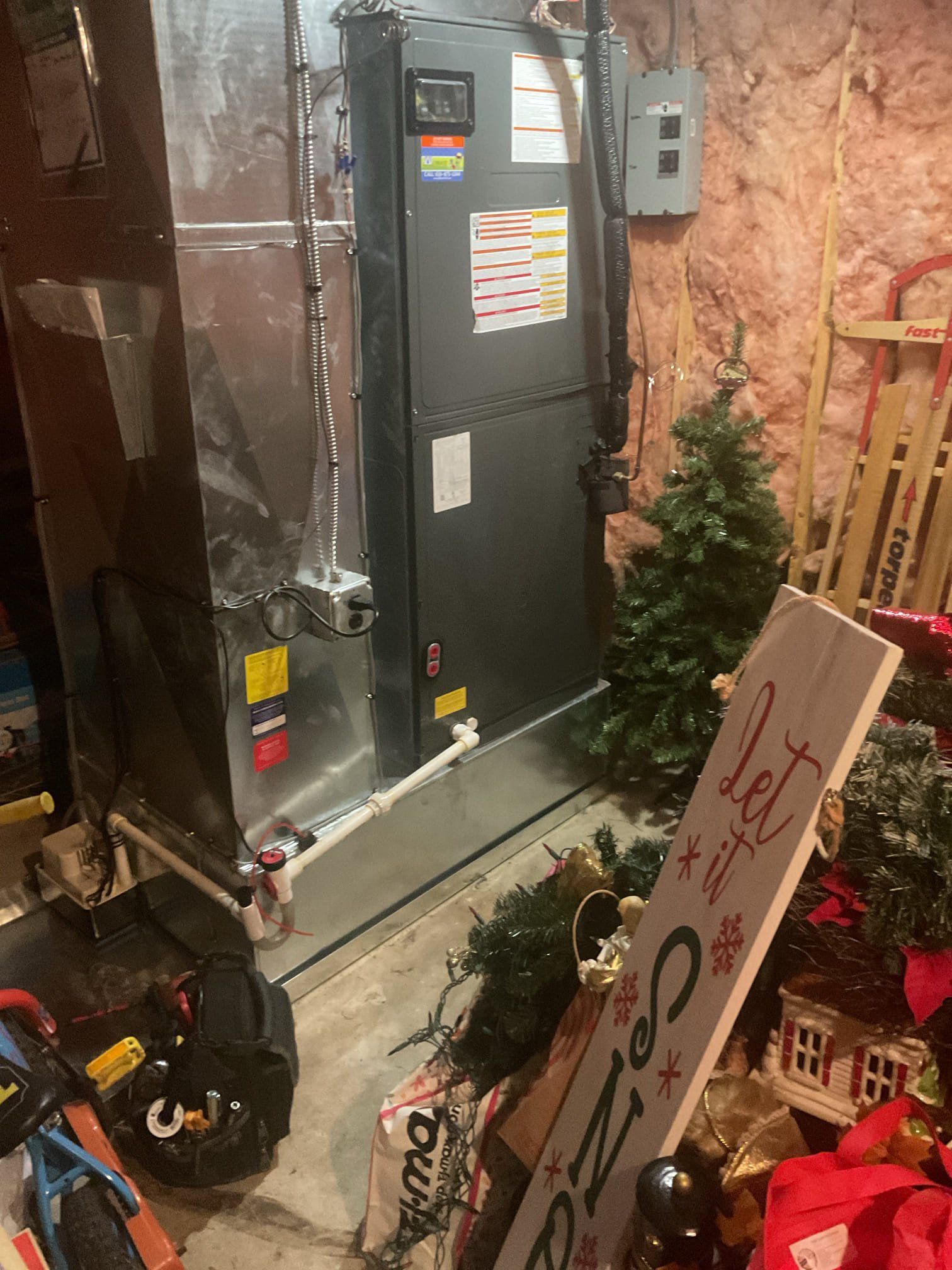 6/16/26. Performed precision a/c tune up on 2022 amana heat pump system. Replaced 20x24x1 air filter. Checked all electrical connections and components. Brushed and cleaned ez trap. Checked temperature split. Checked refrigerant pressures and temperatures. Tested both capacitors. Talked to Marcella about the air ranger to help with better dust control, and about the Apcox for uv protection. A/c is working properly at time of service. 