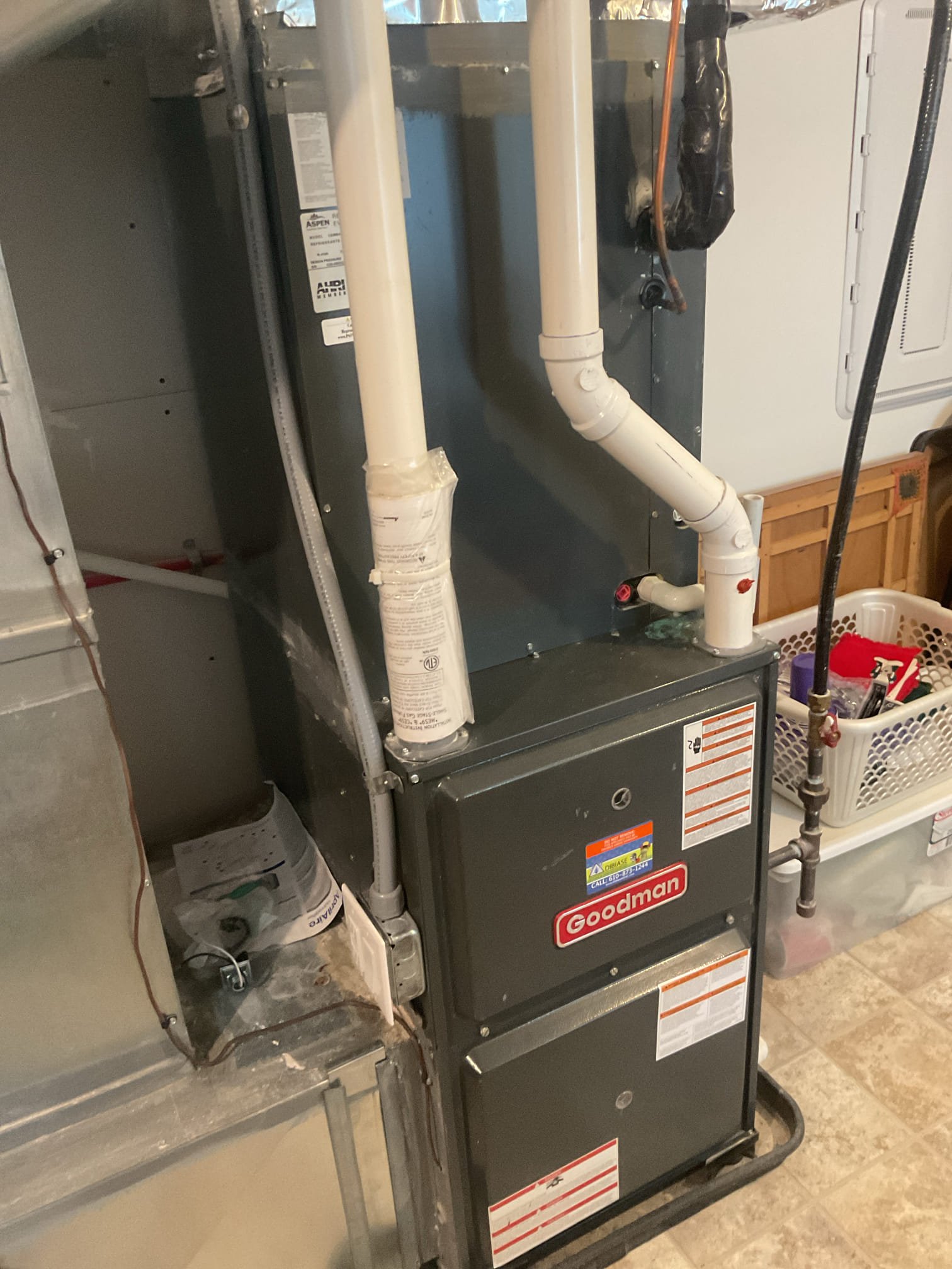 6/17/26. Fully assessed Goodman 2 zone a/c system. Talked to Maria about what she was experiencing. She described that the 1st floor nest was not calling for cooling yet she could feel cold air blowing on her and the outside unit was running. After checking over the system and what she described, determined that all it was it was the 2nd floor zone was calling for cooling which it was supposed to be running and the cold air was being blown down from 2nd floor vent from the loft area, explained to Maria how the zone system works. System is cooling correctly. Tested out system. Checked temperature split it was 24 degrees. Also talked to her about the importance of a water safety for the system and provided an estimate to add a wet switch. A/c is working properly at time of service. 

