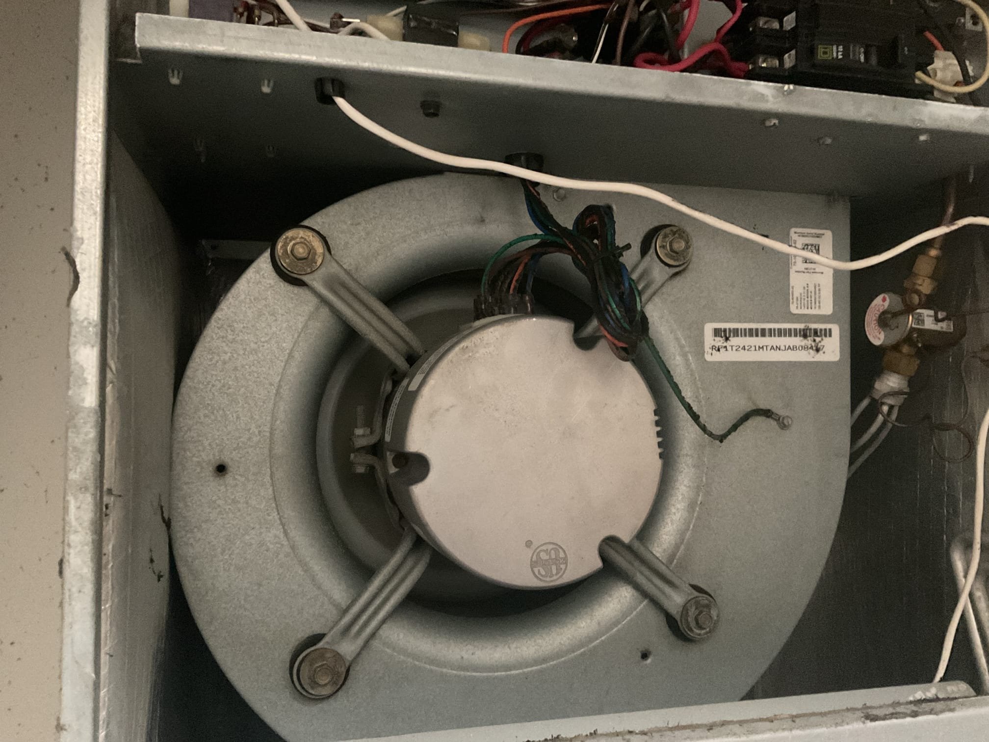 6/18/26. Fully assessed no cooling situation on 2016 Rudd heat pump system. Gave a/c a call for cooling and found outside unit coming on but blower motor just rocking back and fourth. Had blower motor on the truck, they agreed to the repair. Replaced blower motor and tested system operation. Temperature split was 18 degrees. A/c is working properly at time of service. 