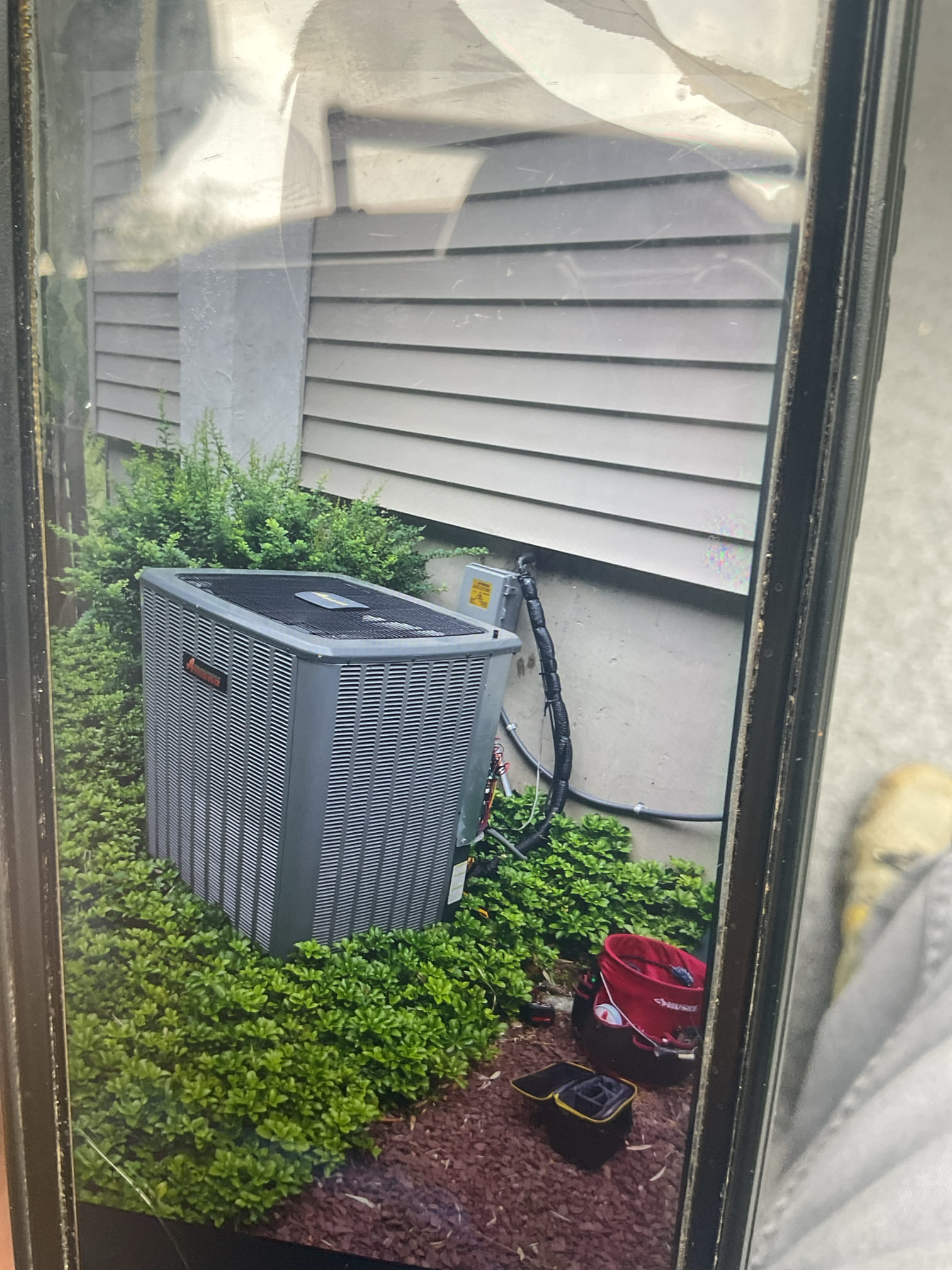 Luis 6-22-26
Performed ac tune up 3 ton Amana two stage heat pump 2022 check electrical low and high voltage connections and components, replaced filter flush drain and test pump check supply and return airflow ok. Checked outdoor unit refrigerant levels ok capacitor and control board checked ok no error codes at this time. Voltage coming in to house is 253 volts. We will replace Reme cell fall 2026. 