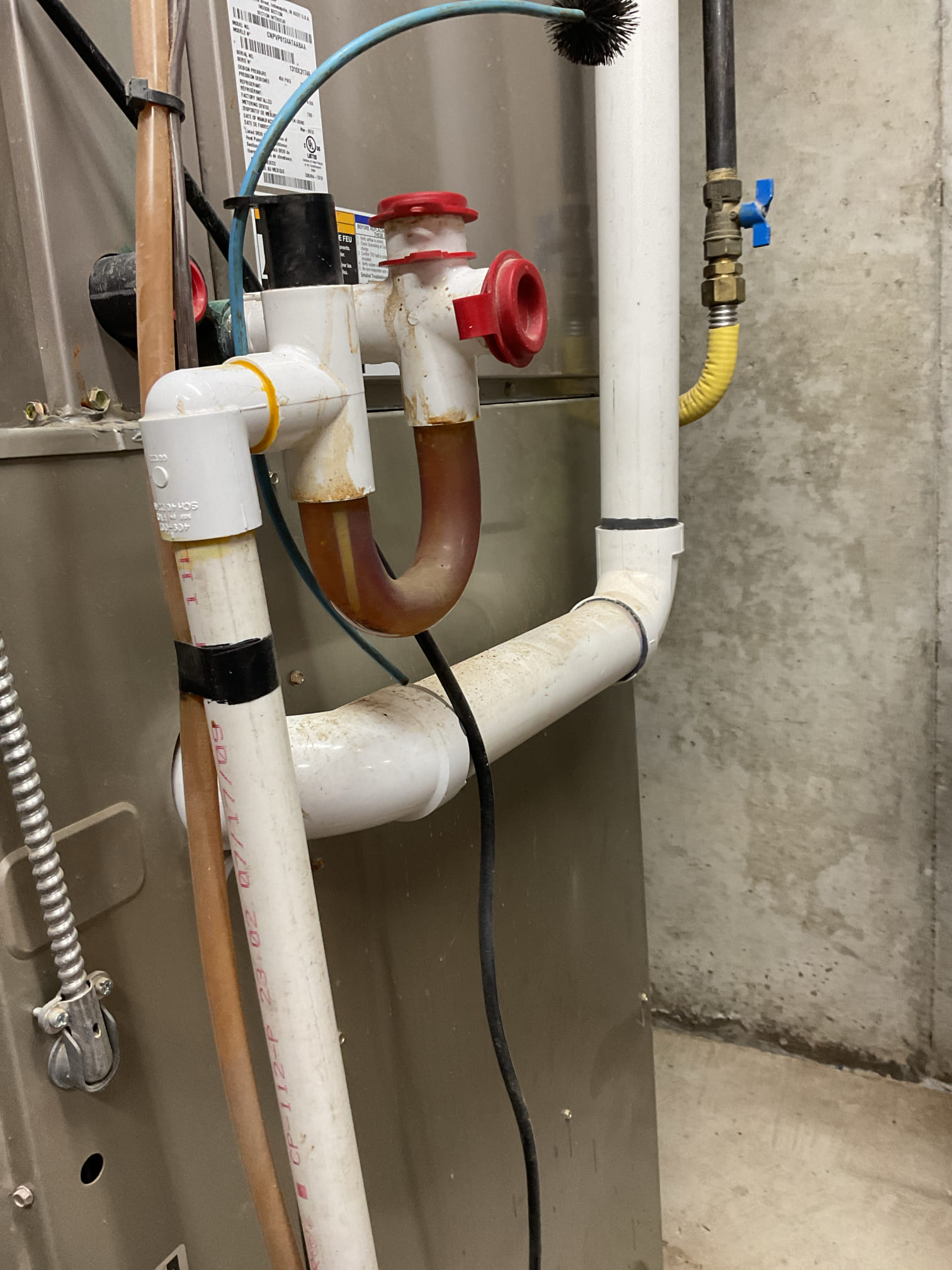 
6/22/26 Dan 


 I arrived to the customers home to service their 16+ yr old carrier a/c system.  . I checked the wiring connections and the voltages . I checked and found  the indoor air filter is ok  , filter size is a 20x25x5 customer has filters on order. I Inspected the indoor coil and tested the primary drain pan with water and flushed the drain line and cleared. I Took indoor temp splits at the return and the supply  and checked the blower motor condition and operation. I looked at the outdoor unit wiring connections and voltages . I inspected  the outdoor components and checked my unit pressures by using super heat sub cool method.  The system is currently operational but past normal life expectancy. Replacement of system is recommended in the near future. 

I left the customer some water safeties to look over and blower motor surge protection.

I did talk to the customer about the age of the system being 16+ years old and apparently they were having heat issues in the fall. Re