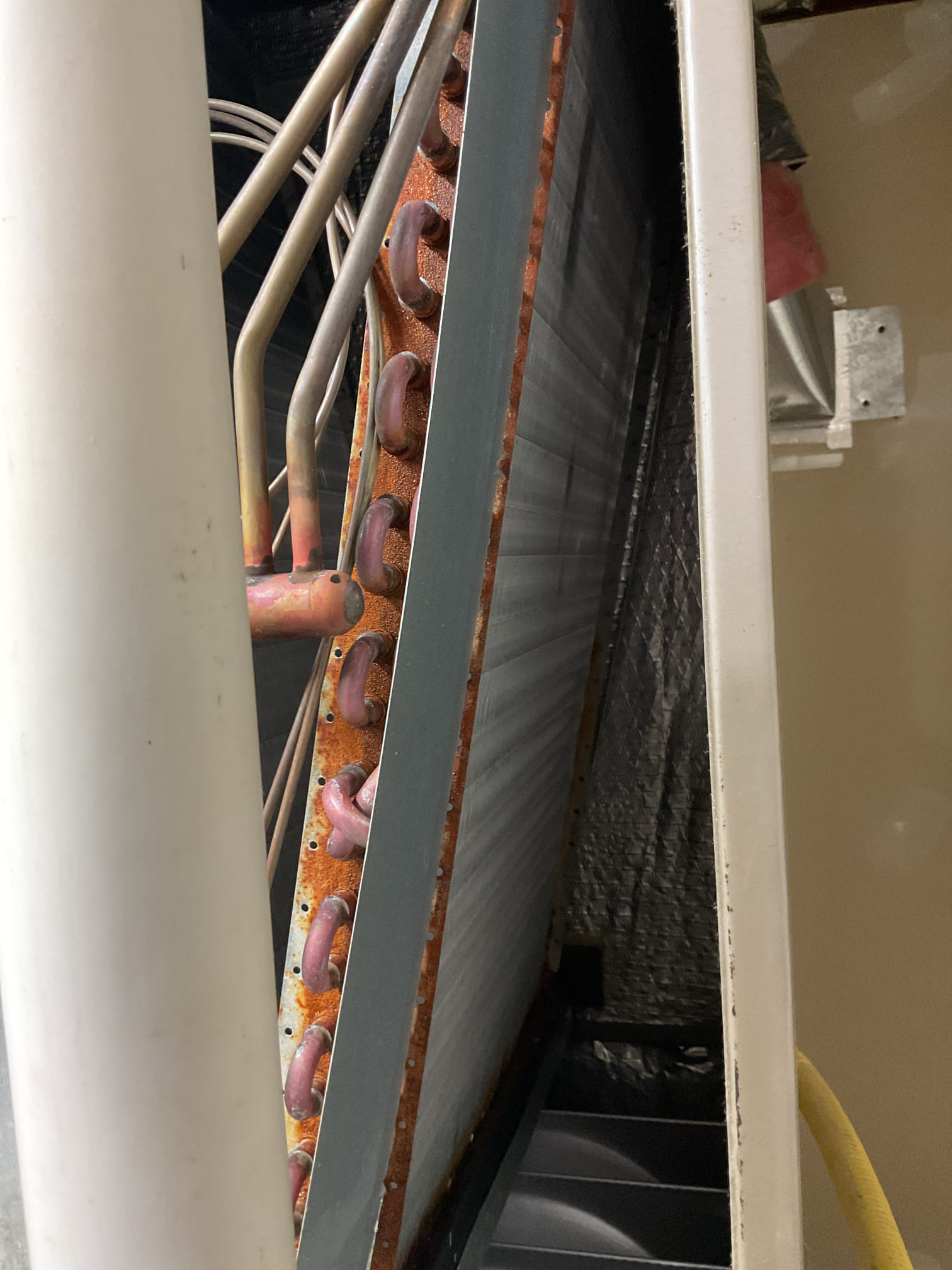 
6/22/26 Dan 


 I arrived to the customers home to service their 16+ yr old carrier a/c system.  . I checked the wiring connections and the voltages . I checked and found  the indoor air filter is ok  , filter size is a 20x25x5 customer has filters on order. I Inspected the indoor coil and tested the primary drain pan with water and flushed the drain line and cleared. I Took indoor temp splits at the return and the supply  and checked the blower motor condition and operation. I looked at the outdoor unit wiring connections and voltages . I inspected  the outdoor components and checked my unit pressures by using super heat sub cool method.  The system is currently operational but past normal life expectancy. Replacement of system is recommended in the near future. 

I left the customer some water safeties to look over and blower motor surge protection.

I did talk to the customer about the age of the system being 16+ years old and apparently they were having heat issues in the fall. Re