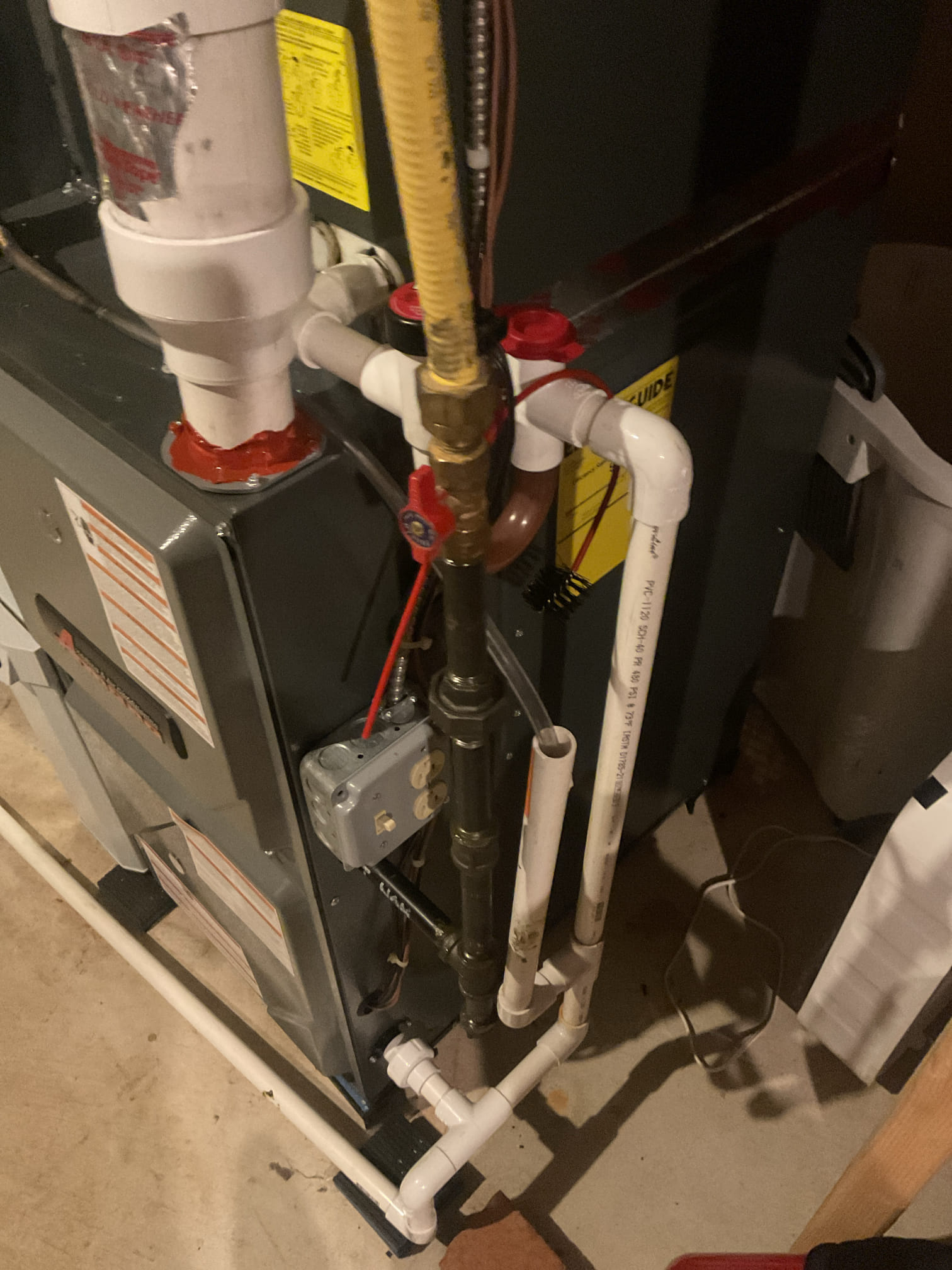 6/24/26 Dan 

I arrived to the customers home to service their 4 yr old amana /c system and their 3 yr old amana . I checked the wiring connections and the voltages on both systems . I checked all  indoor air filters for both systems the filter size are 20x20x1 , 413 . I Inspected both indoor coils and tested the primary drain pan and cleared and tested the ez traps. I flushed the drains with water to tested the trap and the pump. I Took indoor temp splits at the return and the supply on both systems ,  and checked the blower motor amperage draws. I looked at the outdoor units and the  wiring connections and voltages . I inspected  the outdoor components and checked my unit pressures by using super heat sub cool method.  Everything is working fine at this time of service for both systems. 

I collected for $89.00 check up for the 2nd floor system. 1st floor system is covered. 

I did leave an estimate for an outdoor coil chemical cleaning for the 2nd floor system , declined at this tim