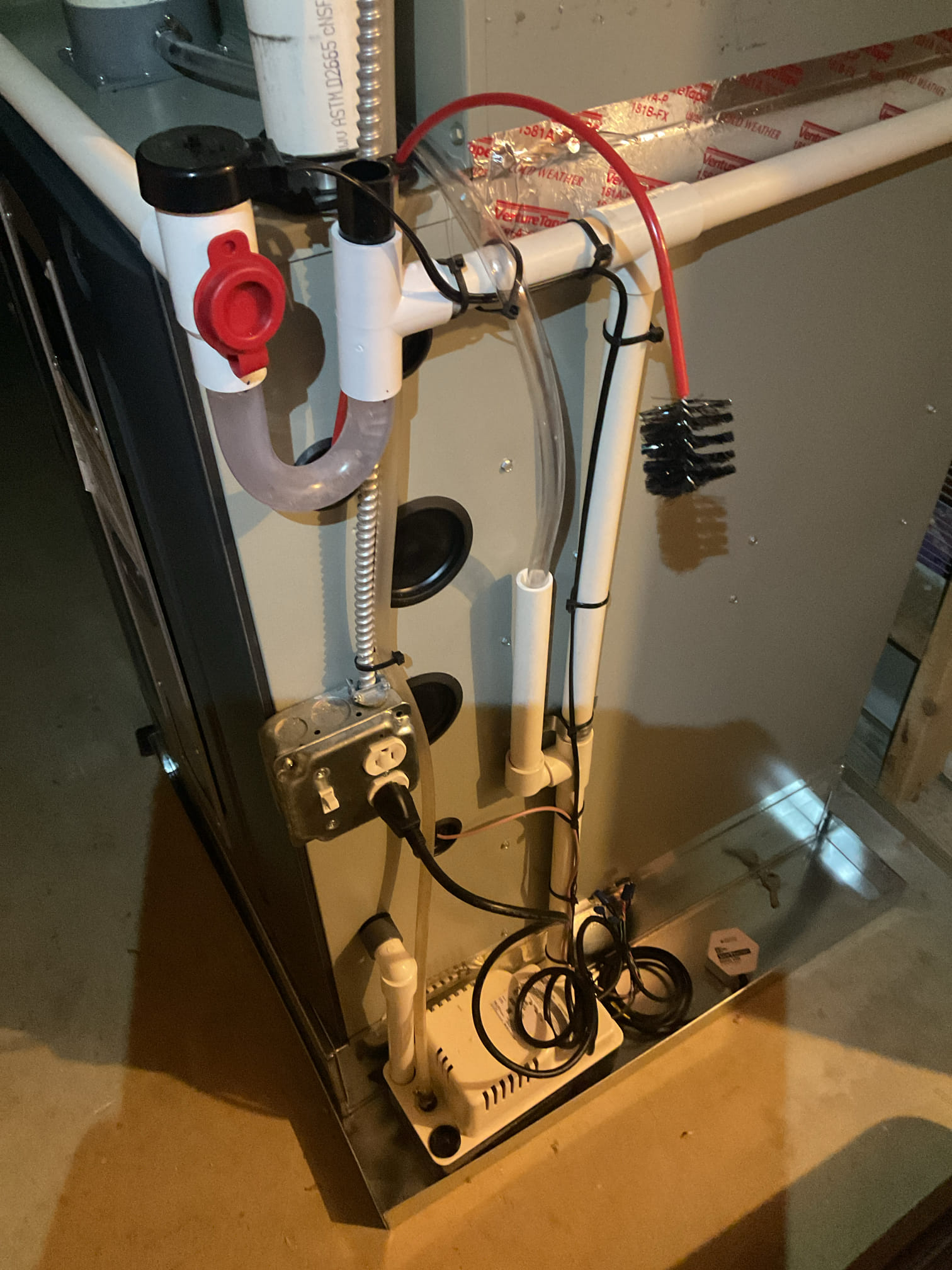 6/25/26 Dan 

I arrived to the customers home to service their 1 yr old trane  a/c system . I checked the wiring connections and the voltages . I checked and found the indoor air filter is good ,  the filter size is 20x25x4. I Inspected the indoor coil and tested the primary drain pan and cleared and tested the water drains and traps if applicable. I Took indoor temp splits at the return and the supply  and checked the blower motor condition and operation. I looked  at the outdoor unit wiring connections and voltages . I inspected  the outdoor components and checked my unit pressures by using super heat sub cool method.  System in good operating condition at this time. 
