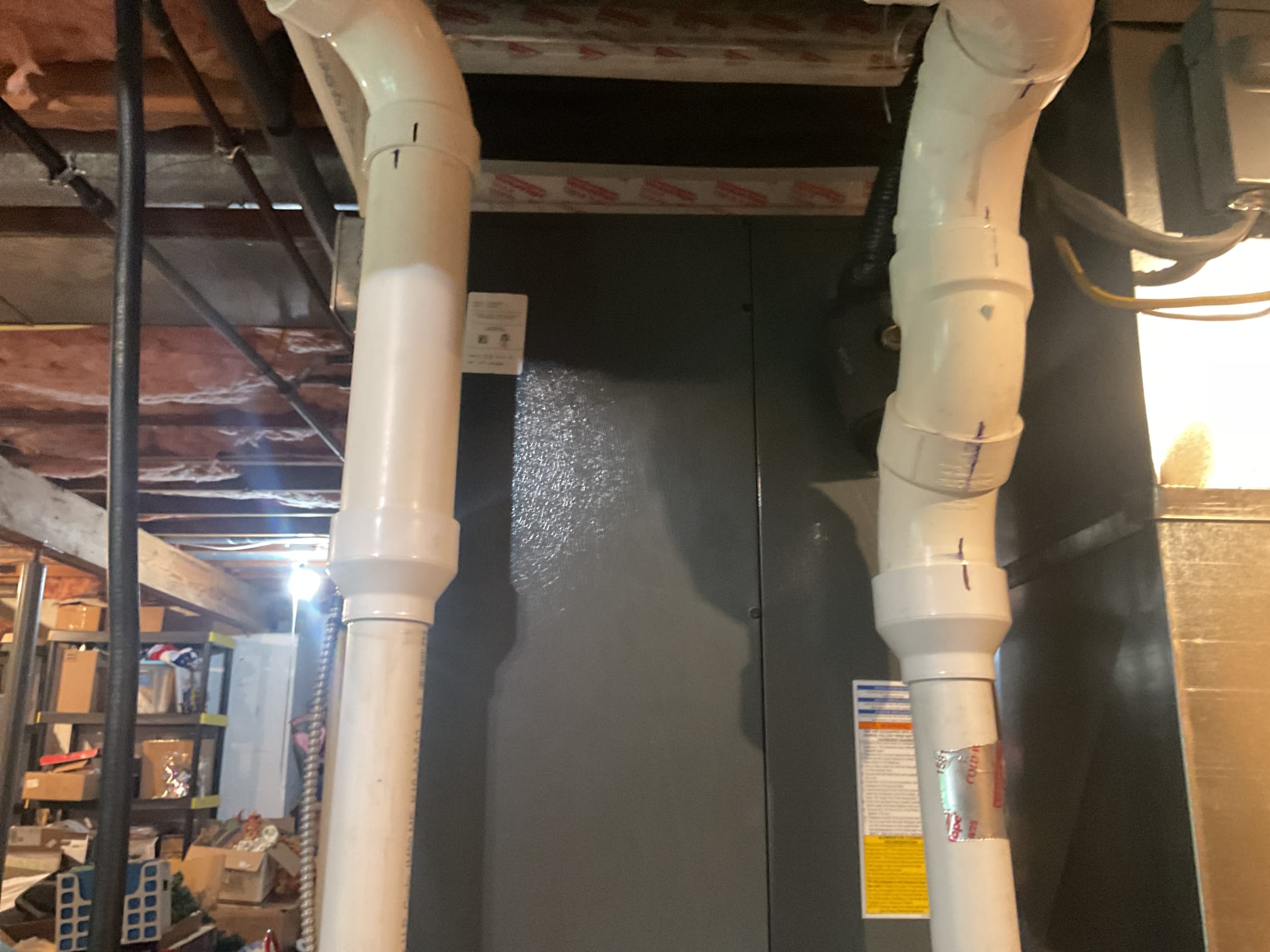 6/26/26 performed precision a/c tune up on 2022 amana a/c system. Replaced 16x25x1 air filter. Checked all electrical connections and components. Brushed out ez trap. Checked temperature split. Tested outdoor capacitor. Checked refrigerant pressures and temperatures at indoor and outdoor units. Recommended installing surge protection for Ecm blower motor, installed. A/c is working properly at time of service. 