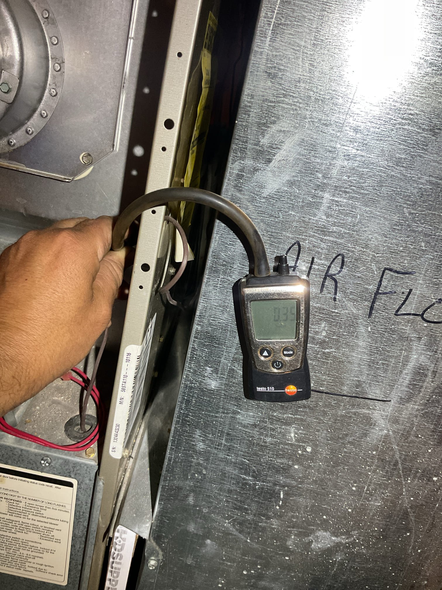 Completed AC tune up for 3 Ton Carrier AC system
Equipment dates to 2005 21 years old 

Replaced 16x25x1 filter
Indoor coil has rust as to be expected given age; cleaned outdoor coil 
Inspected wiring, controls, electric motors and components; left estimates for surge protectors. 10uF blower capacitor reading 5.5uF. Homeowner agreed to replace weak blower capacitor. 
Measured temperature split and static pressure 
Inspected drains; left estimates for EZ trap with overfill protection and wet switch. These are (2) water safeties that will protect indoor equipment from water damage. 
Checked integrity of compressor motor (mega ohm test)

Assessed refrigerant charge checked pressures. Good 12°SH

AC system operating well at this time however equipment is beyond what is considered replacement age. Major component failure is more likely to occur at this age. Would strongly consider replacing HVAC system. In-home consultations where quotes for new system will be provided are free from Dibiase