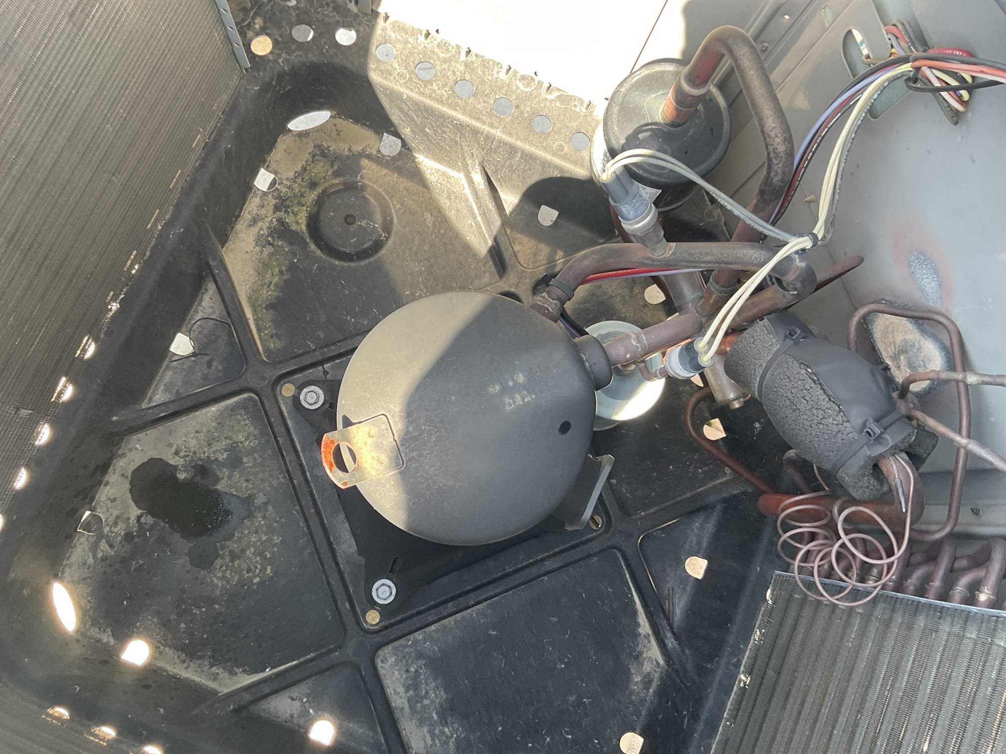 7/2/26. Fully assessed no cooling situation on 2016 Rudd heat pump system. Found everything running except compressor. Tested 40/5 capacitor it was good. Tried Ssp6 compressor did come on but was not working properly. Provided estimate to replace compressor and indoor txv. Also highly recommended considering replacement of heat pump system. System is down at this time. They will let us know their decision.