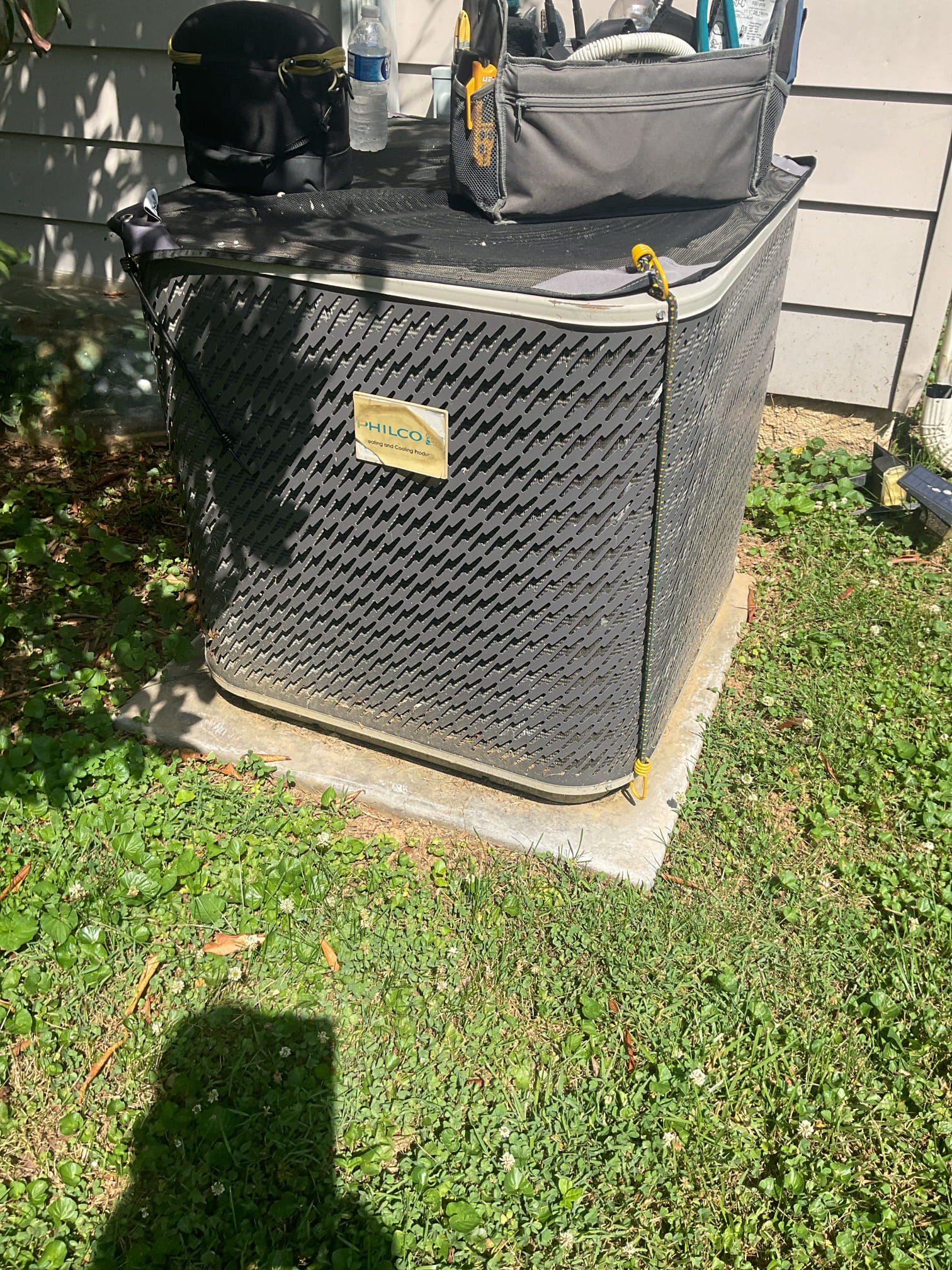 7/2/26 Dan 
I arrived for a no cooling call for an older attic system . 
I found a tripped breaker For the outdoor unit that’s 19 yrs old . Checked all my connections and I made  sure everything had a tight connection . I reset the breaker and the system came back on . My r22 pressures are fine but my amp draw for the compressor is rated for 19.0 amps I am running at 18.0 + amps . I did recommend adding a hard start and a new capacitor cause I found capacitor was getting weak. I built 3 options for the customer to  review. I sat down with the customer and talked to her husband on the phone as well, they declined at this time for any of the repairs. I did leave the estimates in for them to review further, and I left an estimate for replacement, the system is 19 yrs old and it’s r-22. The customers are aware if they want us to do the work recommended, that there may be a charge for a return trip.  The system is back up and running, but there is a possibility that it may go back out on th
