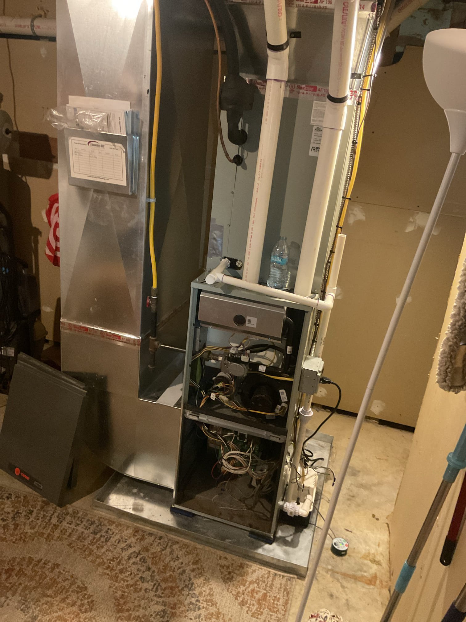 Luis 7-3-26
Customer called in for water leak. Found condensation pump not working at all times. Provided estimate to replace pump and vinyl customer approved repairs. Install new pump and vinyl test pump operation ok. I would recommend getting system inspected there could be some issues with ac system. 