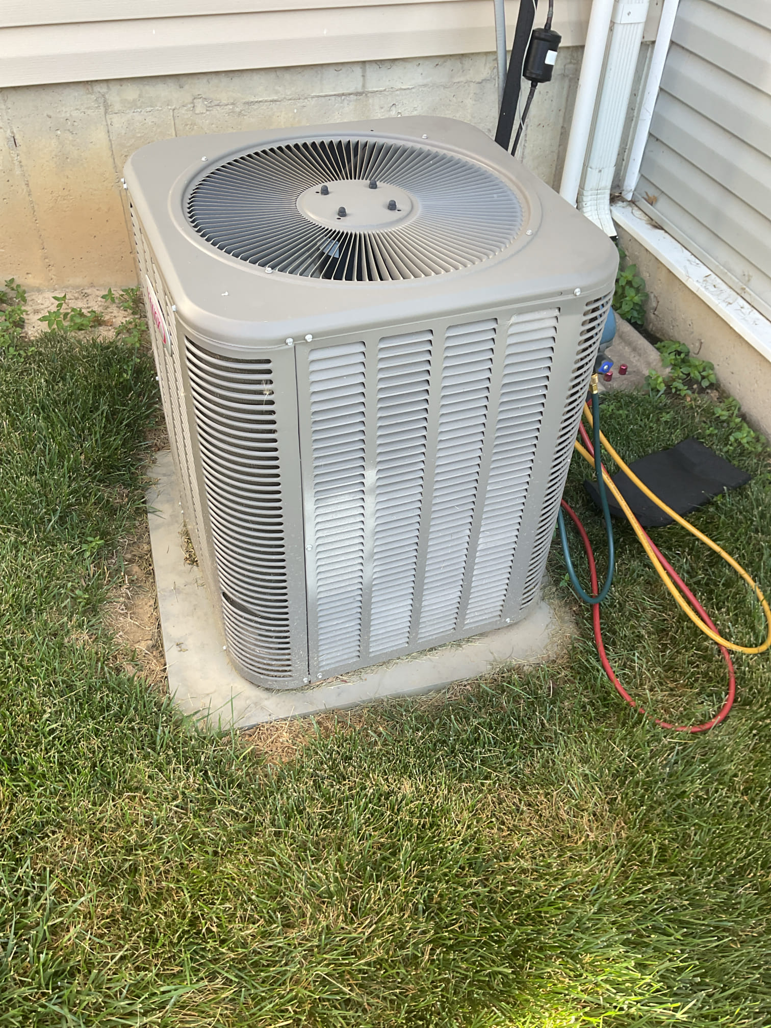 I arrived for a no Cooling call on a lennox 10 yr old system. I started with inspecting the indoor unit. I confirmed that the filter was ok, made sure the blower motor runs , and that the indoor coil was free of ice or debri. I went to the outdoor unit and found the outdoor coil was very dirty. Quoted the customer for cleaning the outdoor coil, she approved the repair. Once I got done cleaning the outdoor coil. I turned the system back on and checked my charge I have a low charge I have 60 sh / 0 sc. I gave the customer a few options. Main option is replacement , second option is to add charge and dye to the system to see where the leak is. She went with charging the system and the dye  at this time, but I did leave an estimate for system replacement.  She  did sign up for a contract so we could check for the dye when we come back  to see where the leak is. I collected for $1,091.28 paid by cc. Please schedule her 1st check up. 