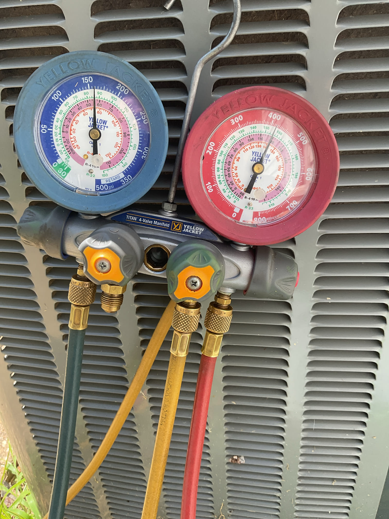 7/4/26 Dan 


I arrived for a no Cooling call on a Amana 6 yr old system. I started with inspecting the indoor unit. I confirmed that the filter was ok, made sure the blower motor runs , and that the indoor coil was free of ice or debri. I went outside and found the dual cap failed 40/5 mfd. I gave the customer a few options. I gave her one with the capacitor pricing with diagnostics and another option with contract and capacitor replacement. She went with the contract and capacitor replacement with the 15% discount. I removed the fail part and replaced with new and then tested system operation . pressures look great. Everything is back up and running. Please schedule the customer for her first check on her new contract. I collected for $600.40 paid by cc .