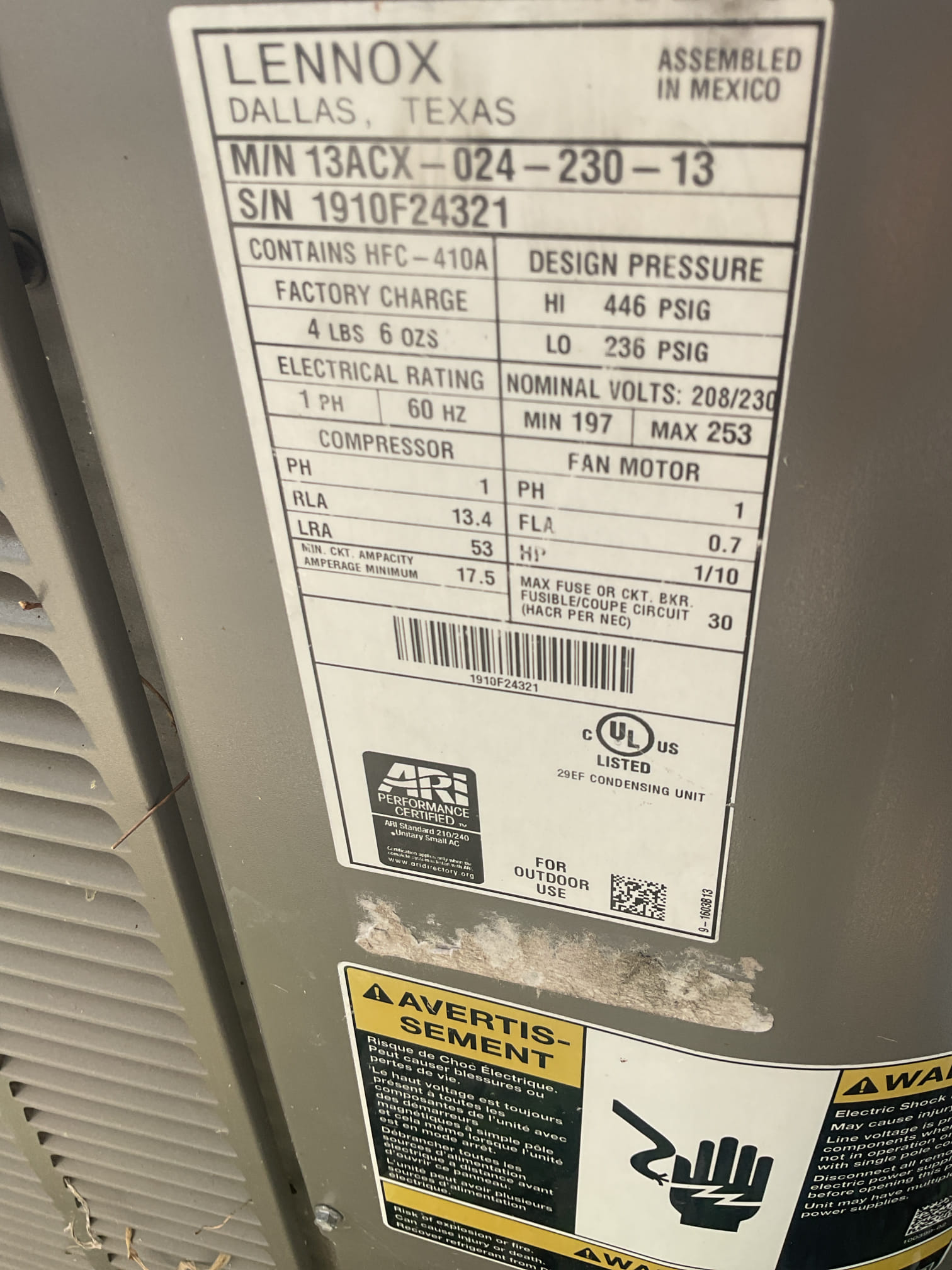 7/4/26 Dan 

I arrived for a no Cooling call on a lennox 16 yr old system. I started with inspecting the indoor unit. I confirmed that the filter was ok, made sure the blower motor runs , and that the indoor coil was free of ice or debri. I went outside and found a high limit reset was tripped. I reset it and checked my system operation. Found I have high head pressure over 500 psi. I could visibly see the outdoor coil was very dirty and needs to be cleaned to bring down the pressure. I quoted the customer for a coil cleaning and she approved. I cleaned the outdoor coil and tested system operation. I have 145 suction and 425 head. Everything is back up and running, the system is past life expectancy, but it is operational,  recommend replacing system in the near future. I collected for $ 434.00 she paid $400.00 cash and the $34.00 went on a cc.