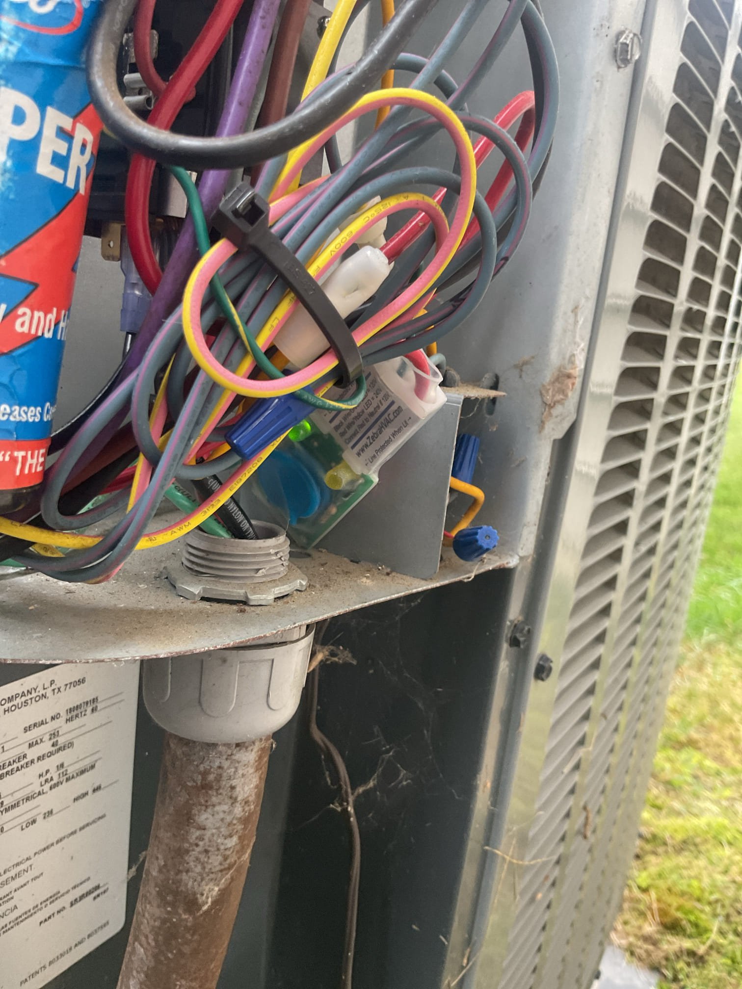 7/7/26

Installed ZapPro surge protector at outdoor equipment contactor inside service panel.
Installed VZPro surge protector for indoor blower motor.
Replaced REME air cleaner cell. 

Tested system afterwards 
Aprilaire 413 filter Good
Temperature split 21°

System operating well at this time. Homeowner paid balance today, 