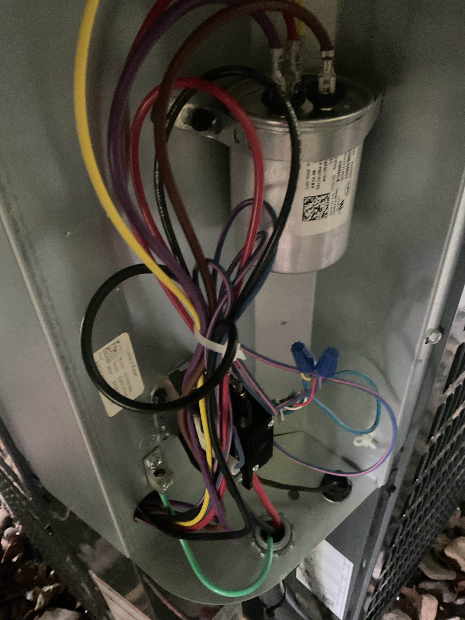 7/9/26. Performed quality assurance on recently installed Goodman gas furnace a/c. Checked all electrical connections and components. Checked temperature split. Checked r-32 refrigerant pressures and temperatures. Found that we will need to return with some 3/4” pipe insulation and foam tape to insulate both traps and some of the pipping before this upcoming winter. Spackled ding in halway, ( homeowner is going to paint herself). Rescured trim at attic opening with nail gun and used white caulking for nail heads. A/c system is working properly at quality assurance check. 