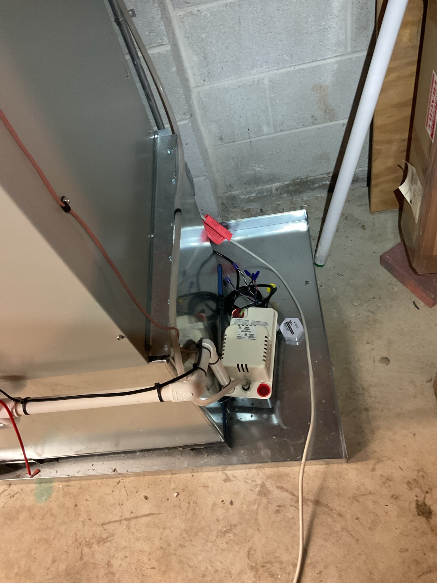 Completed AC tune up for 3 Ton Trane heat pump system

Aprilaire 413 filter ok; I informed the, to order more for future use. 
Indoor and outdoor coils in good condition 
Inspected wiring, controls, electric motors and components; equipment has surge protection 
Measured temperature split (71-51=20°) and static pressure 
Inspected drains; cleared EZ trap, tested pump; 
Checked integrity of compressor motor (mega ohm test)

Assessed refrigerant charge checked pressures. 10° SC. Good

Offered WiFi thermostat with $100 discount. He decided to keep the T6 non WiFi and set a programmed schedule. 
*Heat pump droop is set to 3°

System operating well at this time. 