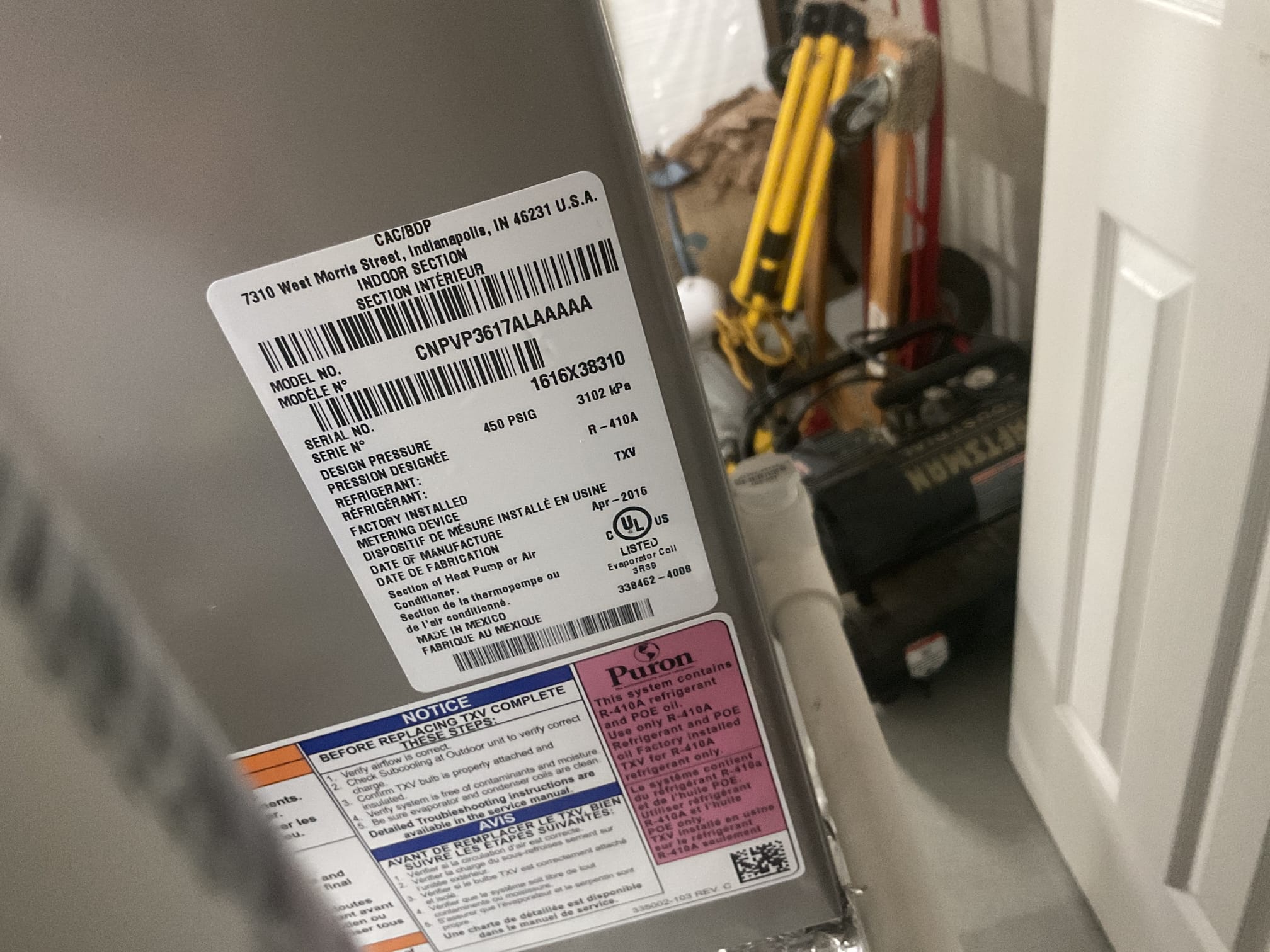 7/13/26. Performed precision a/c tune up on (2) carrier a/c’s. Both 413’s are ok. Checked all electrical connections and components. Flushed condensation drain. Checked refrigerant pressures and temperatures. Found mice nests with mice in them in both outdoor units, knocked out nests. Found 40/5 capacitor tested at 38/4.9, recommend replacing capacitor, homeowner said he will replace himself. Both a/cs are working at time of service, would recommend to start think about replacement. 