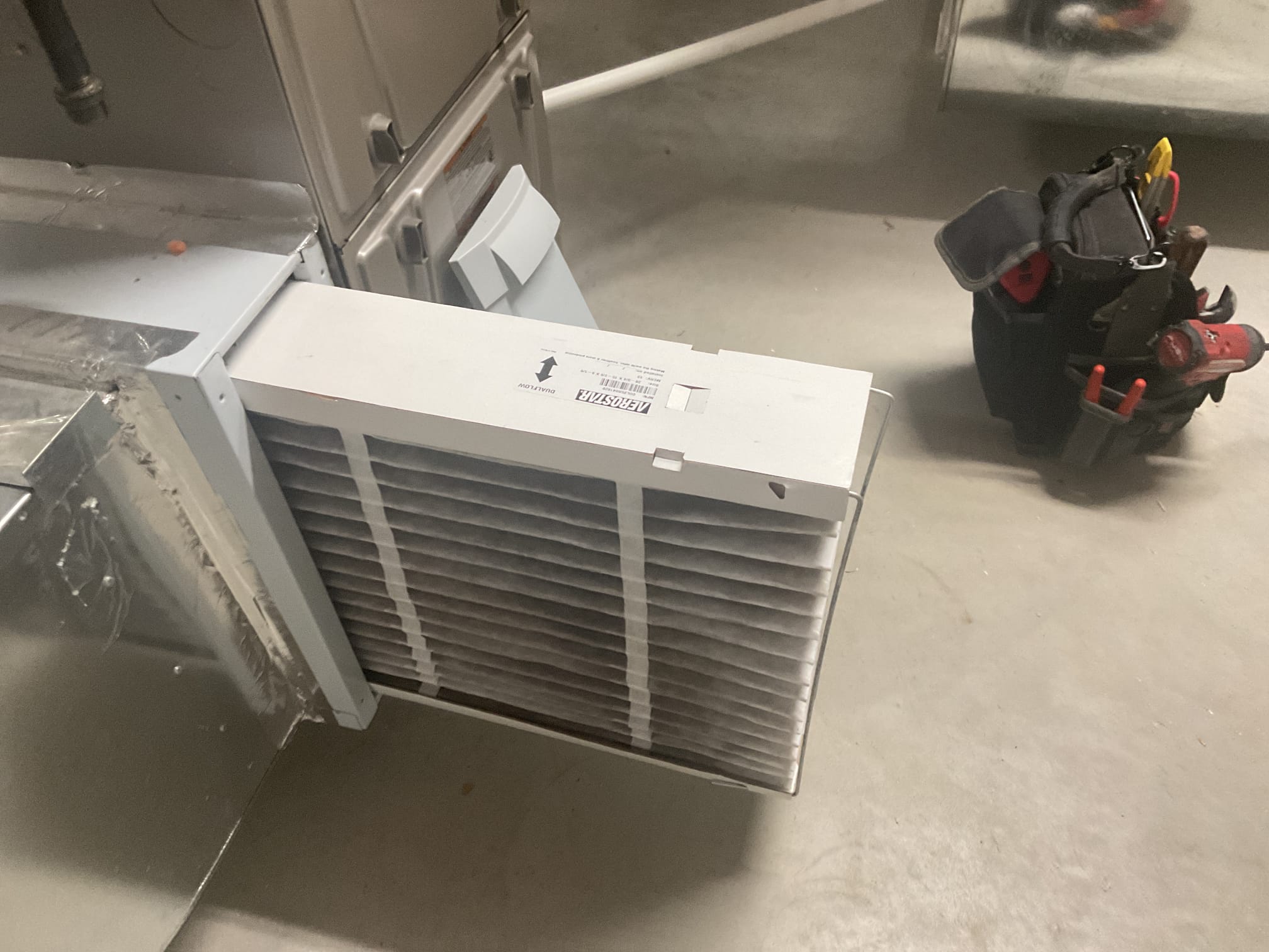7/13/26. Performed precision a/c tune up on (2) carrier a/c’s. Both 413’s are ok. Checked all electrical connections and components. Flushed condensation drain. Checked refrigerant pressures and temperatures. Found mice nests with mice in them in both outdoor units, knocked out nests. Found 40/5 capacitor tested at 38/4.9, recommend replacing capacitor, homeowner said he will replace himself. Both a/cs are working at time of service, would recommend to start think about replacement. 