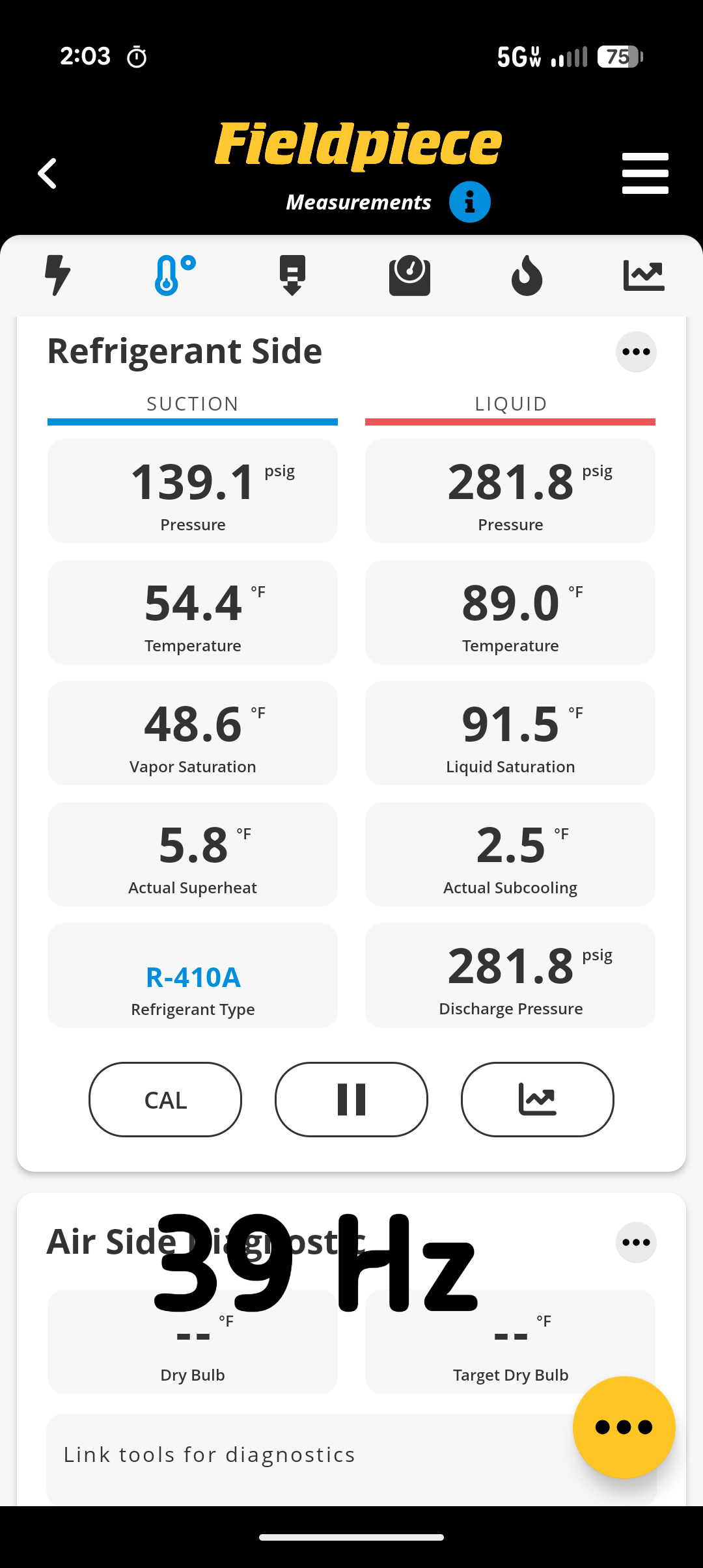 Customers cooling setpoint is 78° during day and he drops it to 76° overnight.
Humidity stays at 60% as read by Ecobee thermostat.
Noticed thermostat was displaying humidity of 64% but my psychrometer was reading 54%
I took thermostat off and put back on. It went through an 8 min calibration and thermostat reading close to my psychrometer now. 

I started by setting “AC Overcool Max” on Ecobee to 2°
Then selected “Dehumidify using AC” and set target to 54%. Effectively this will run the AC and overcool 2° beyond the setpoint in the interest of getting humidity down to 54%. We are telling the equipment “continue to run the AC to dehumidify”

Also enabled accelerated cooling/heating at outdoor control and diaboled adaptive capacity. This will result in the indoor coil temperature dropping quicker thereby increasing dehumidification.

Fan Speeds:
1134 CFM in 1st Stage
1288 CFM in 2nd Stage. Good

Temperature split 20.5° Good 

The humidity could be related to a building performance issue.