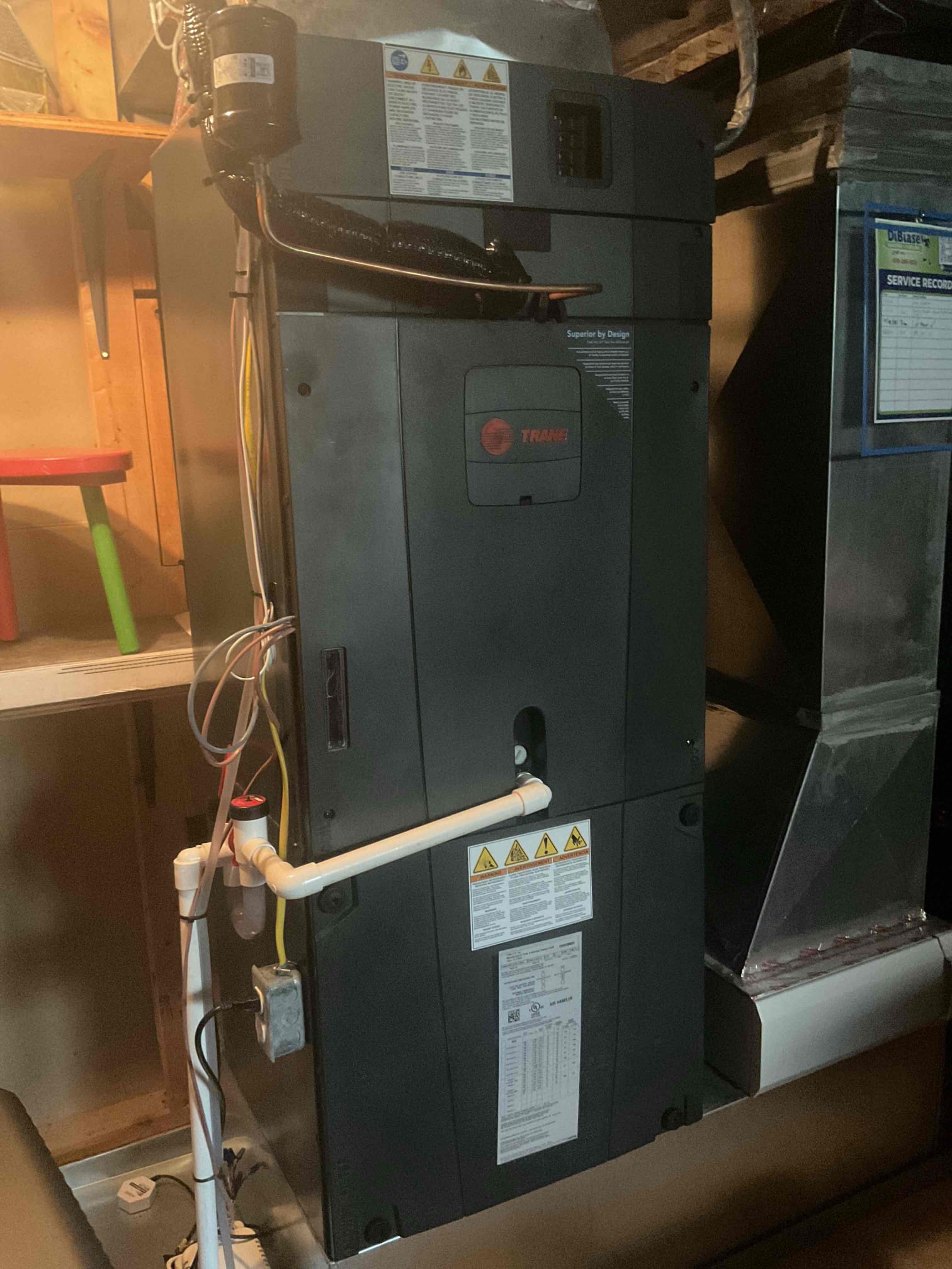 7/14/26. Fully assessed no cooling situation on 2024 trane heat pump. Customer had a 184.1. They did have a power outage. They reset the breakers and everything came on and was working. Checked over readings in the trane app, refrigarant pressures were perfect. Checked temperature split it was 18 degrees. Explained to them if they get a power outage again, try to reset the breakers first. Also disconnected indoor remote senses, they do not use this anymore. A/c is working properly at time of service. 