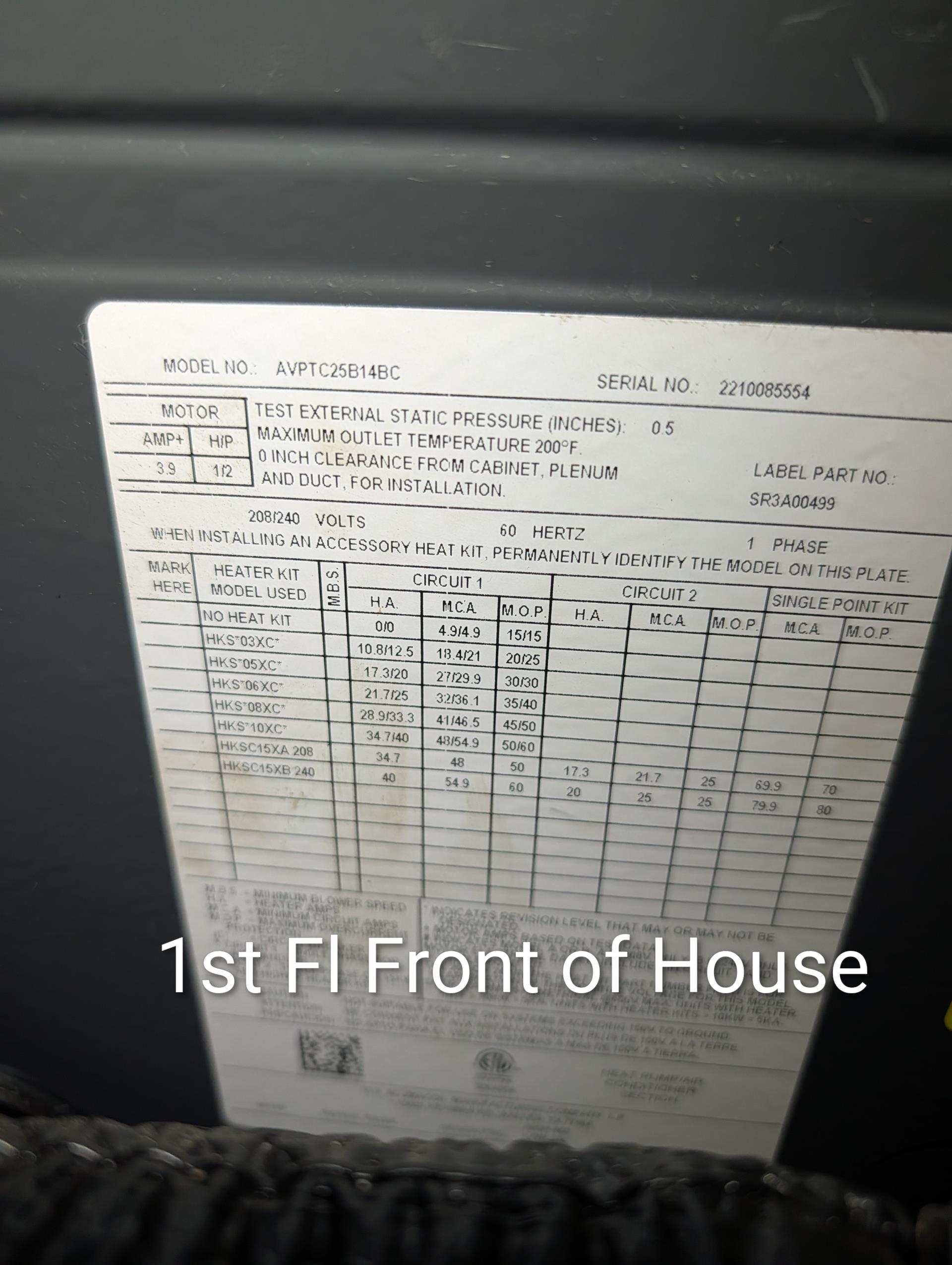 Completed (3) AC tune up for Amana AC systems 


Replaced 20x24x1 filter for 3rd floor unit
The (2) 16x20x1 filters are ok

For each system:
Indoor coils in good condition; cleaned outdoor coils with water today, 
Inspected wiring, controls, electric motors and components; left estimates for surge protectors 
Verified fan speeds
Measured temperature split and static pressure 
Inspected drains; clears EZ trap, tested pump;
Checked integrity of compressor motor (mega ohm test)

Assessed refrigerant charge checked pressures. 

Provided email estimate to upgrade all (3) thermostats to Focus Pro thermostats. 

AC systems operating well at this time. 
