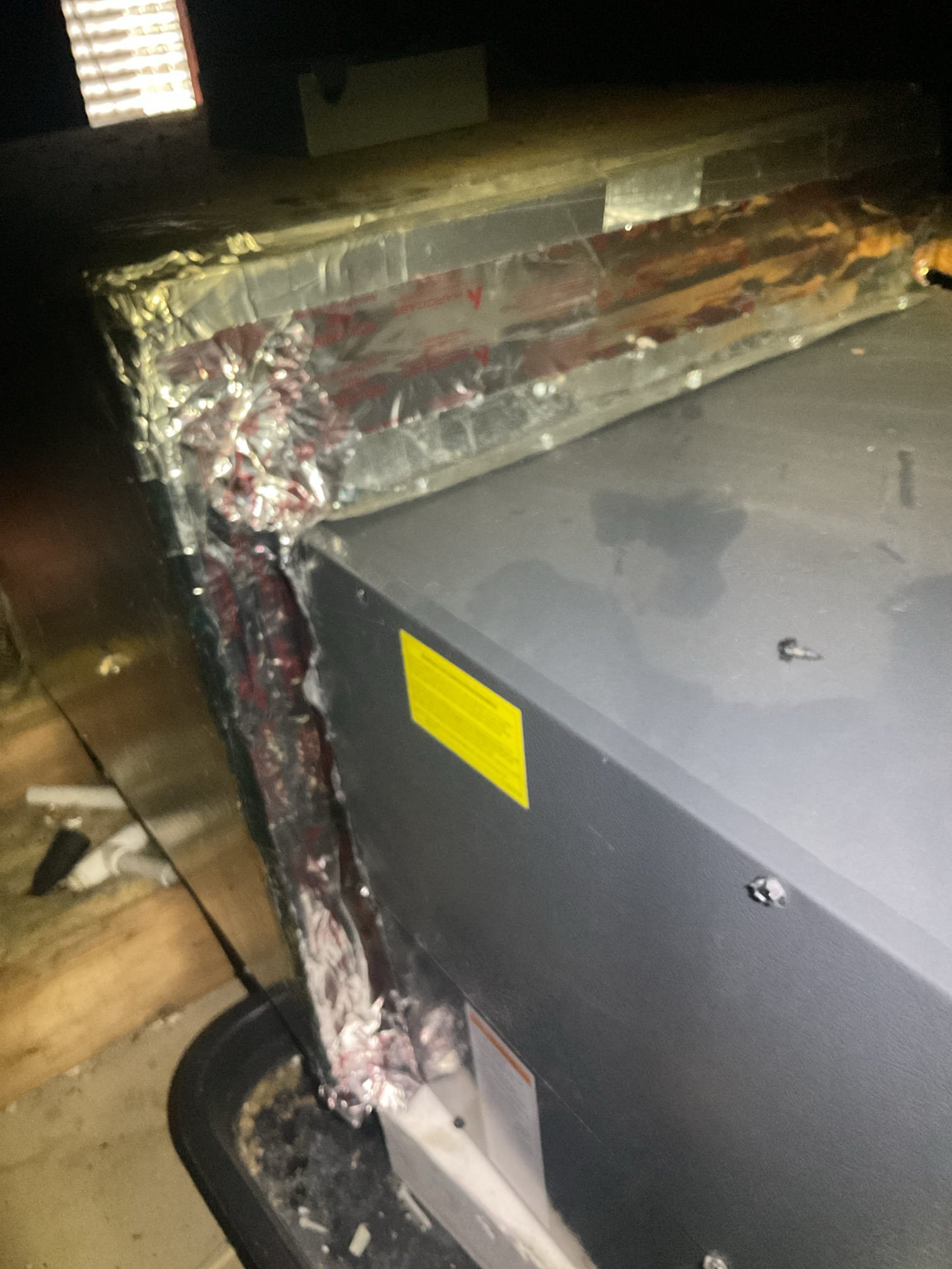 
7/16/26 Dan 

I arrived for no cooling on a 4 -5 yr old Goodman straight a/c system in an attic. 
I started by looking at the air filter, its good filter size is a 24x24x1 . I checked the blower motor operation and made sure that the indoor coil had no ice or debris on it. I went to the outdoor unit and inspected the system components and made sure the system has pressure. I found the pressure is very low my sh is 68° and my sc is 0° i did look to see if the Goodman unit has a manufacturing warranty it’s till 2031. I gave the customer 6 different refrigeration repair options under a labor charge warranty . They will look over all their options with their son to see what makes sense , and they will get back to us. I collected $99.00 for today’s diagnostic fee paid by check number 1712. Customers are where that the system is still down. They do have a few small window units they can use.