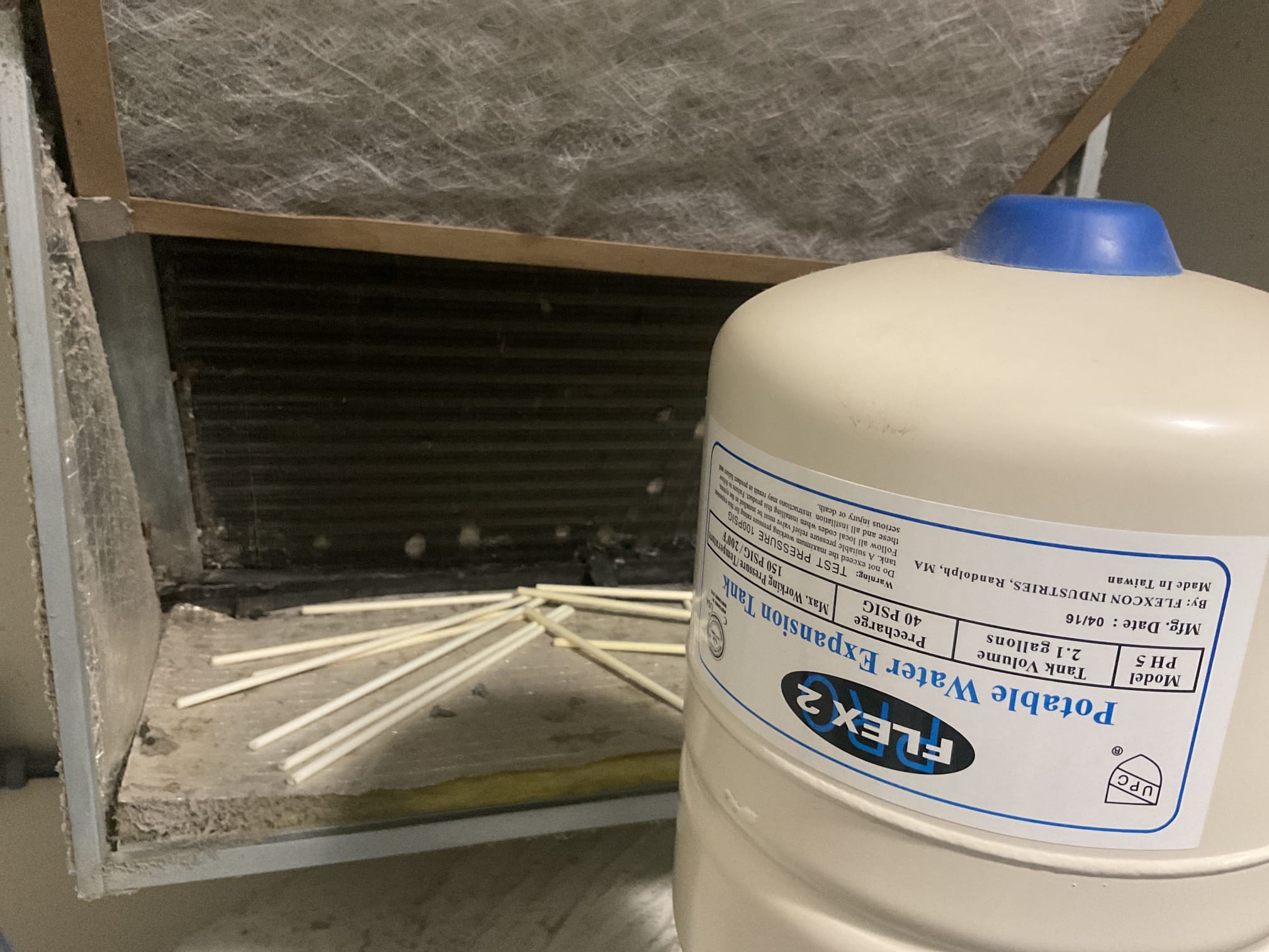7/16/26. Pulled refrigarant charge back into outdoor unit. Replaced billow filter drier and indoor txv. Pressure tested at 250 psi nitrogen. Vacuumed down system below 500 microns. Released charge back into the system and tested operation. 410a refrigerant pressures were 353/119 with 4.1 subcooling. Checked temperature split it was 19 degrees, a/c is working properly at time of service. 