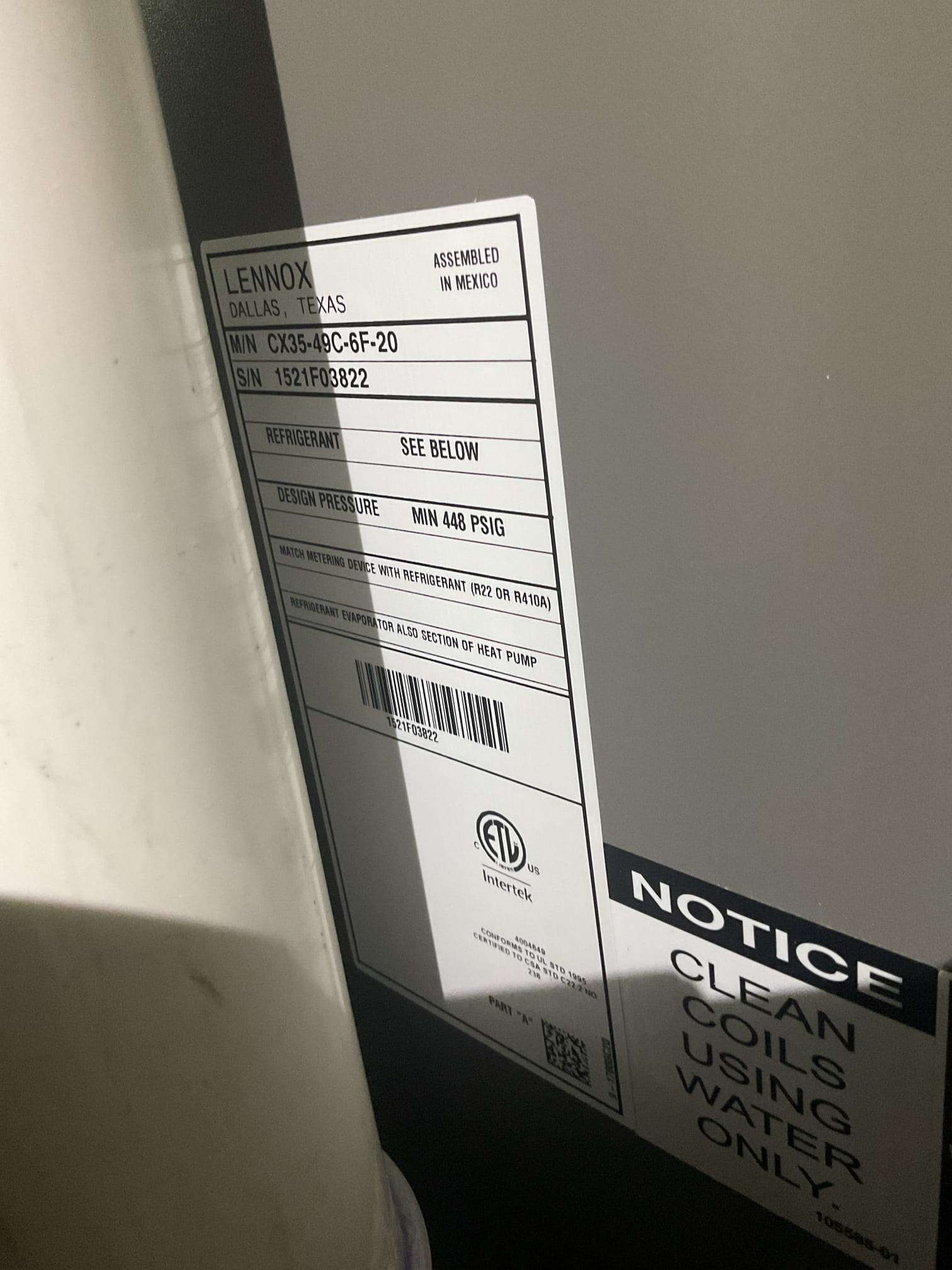 7/17/26 Dan 


I arrived to the customers home to service their 12 yr old Lennox  a/c system.  . I checked the wiring connections and the voltages . I checked and replaced the indoor air filter , filter size is a 20x25x1. I Inspected the indoor coil and tested the primary drain pan with water and flushed the drain line and cleared. I Took indoor temp splits at the return and the supply  and checked the blower motor condition and operation. I looked at the outdoor unit wiring connections and voltages . I inspected  the outdoor components and checked my unit pressures by using super heat sub cool method.  The system is currently operational but past normal life expectancy. Replacement of system is recommended in the near future. I collected for their service agreement renewal for $189 paid by credit card.

