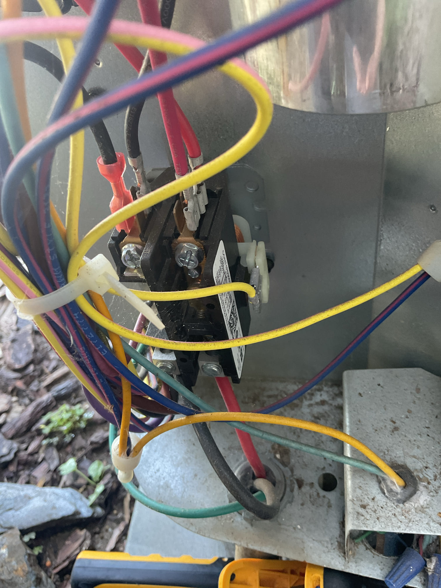 7/20/26 Dan 

I arrived to the customers home to service their 4 yr old Amana a/c system . I checked the wiring connections and the voltages . I checked and found the indoor air filter is ok but will need to be changed by the end of the month , the customer will replace the filter size is 413. I Inspected the indoor coil and tested the primary drain pan and cleared and tested the water drains and traps if applicable. I Took indoor temp splits at the return and the supply  and checked the blower motor condition and operation. I looked  at the outdoor unit wiring connections and voltages . I inspected  the outdoor components and checked my unit pressures by using super heat sub cool method.  System in good operating condition at this time. 
