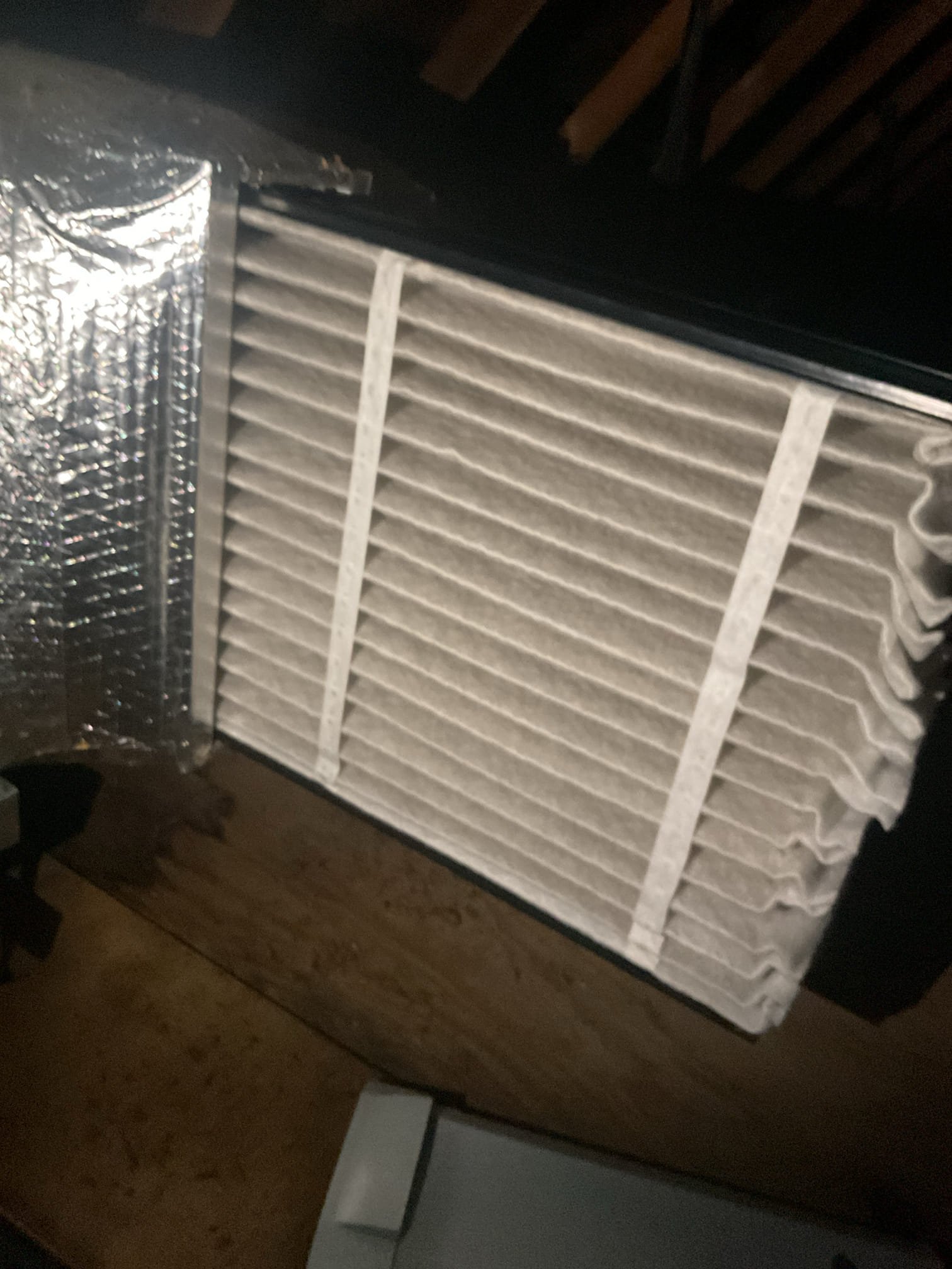 7/20/26. Fully assessed trane a/c leaking refrigerant. System was installed in 2018. Hooked up gauges to the system and found 410a refrigerant pressures were 250/81, low on charge. There was already leak dye added by another company. Used uv light and looked over system. Found dye in evaporator coil. Provided estimate to repair system but also explained to her that another option is to replace the system. Need to call distributor she is not the original homeowner and coil may be out of warranty.