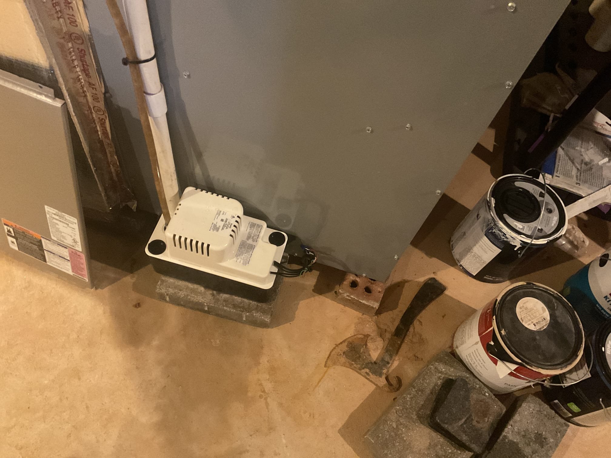 7/22/26. Fully assessed water leaking situation on 2013 carrier a/c system. Customer was pretty sure it was a a condensation pump. Found 120v going to condensation pump but it was not running. Provided estimate to replace 115v condensation pump. Also provided estimate to install a wet switch to shut down the system in the event of a water leak and provided information about our membership plan for oil/a/c. Homeowner decided to go with just replacing the condensation pump for now. Installed condensate pump and tested operation of a/c. Temperature split was 20 degrees. Refrigerant pressures were 332/128 with 14 subcooling. Heat pump system is showing signs of wear and would start to consider replacement options. A/c is working at time of service. 