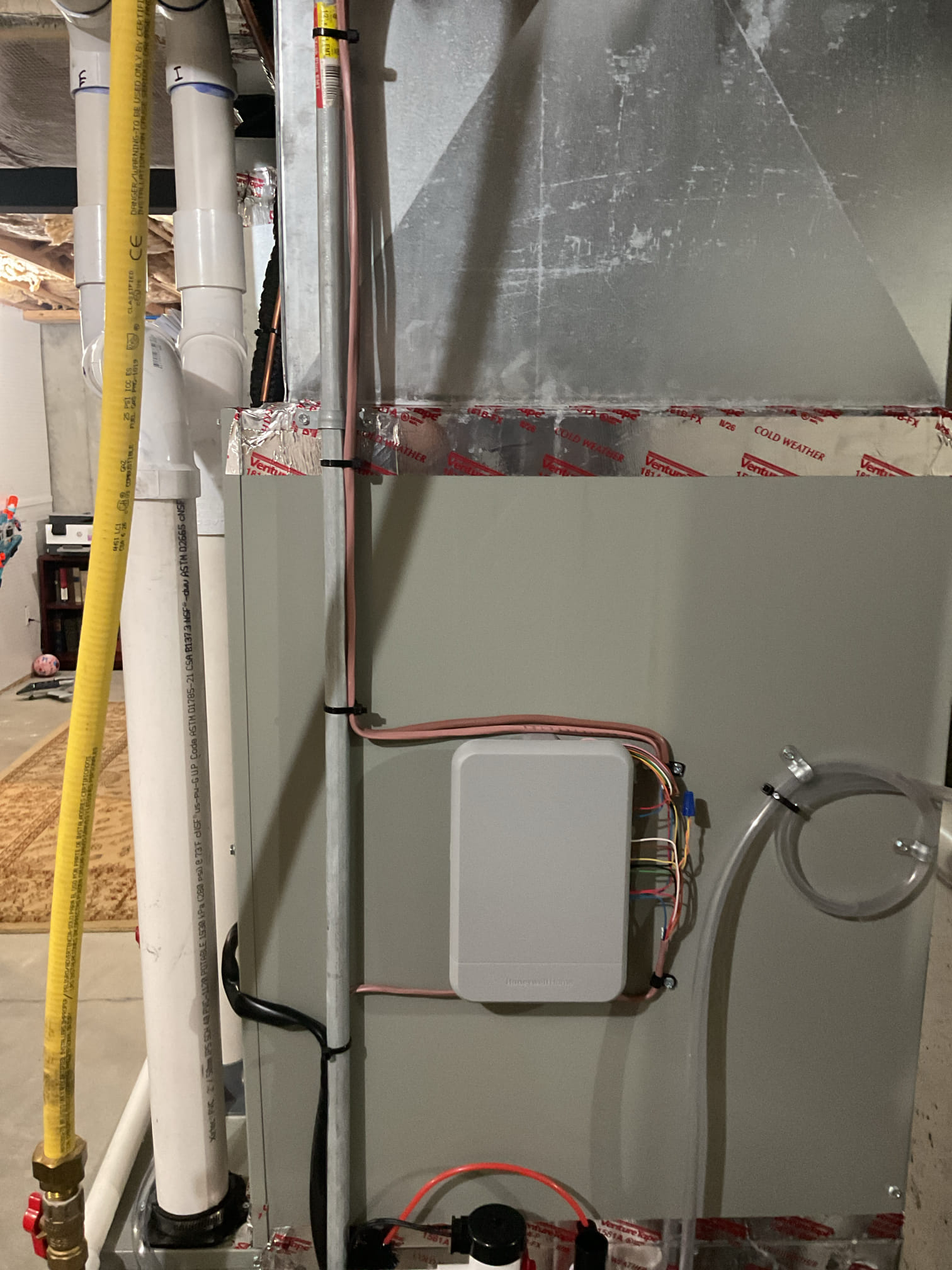 7/23/26 Dan 

I arrived to the customers home to perform a Q.A. Inspection on there new 2 stage Trane 95% gas furnace and a/c system.  I started with checking the air filter , the filter size is a 16x25x1. . I checked the overall neatness and performance of the newly installed system. I checked over all system accessories. I checked all my electrical connections and voltages. I inspected  the  burners , flame sensor and the igniter. I water tested all drains and tested the eztrap. I inspected the exhaust and fresh air pipe for restrictions and bellies. I inspected the blower motor operation. I checked the cooling temp splits. I looked at the overall install of the outdoor a/c. I checked the system level and the level of the disconnect. Made sure all penetrations were sealed. Checked the electrical connections and checked for caps. Everything is in good working order. 