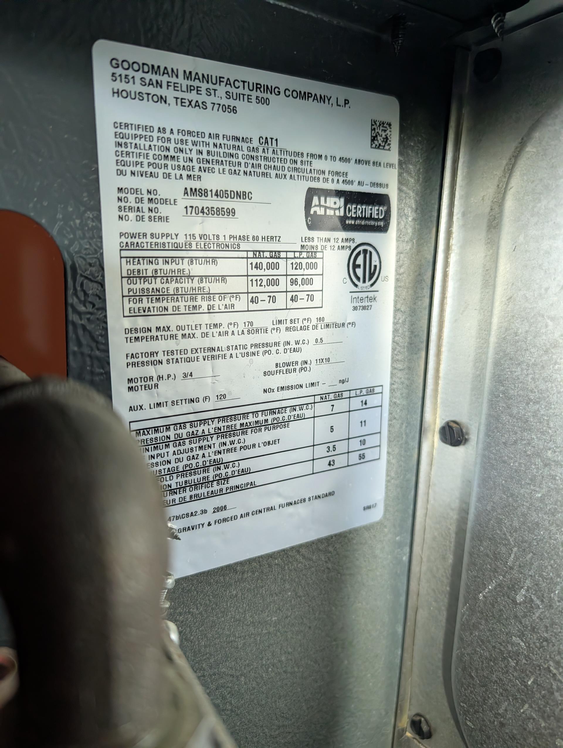 Completed AC tune up for 3 Ton Air Temp AC system

Equipment is 140,000 BTu 80% furnace installed by Dibiase in 2018 with 3 Ton AirTemp AC installed in 2013.

16x24x1 filter ok
Indoor and outdoor coils in good condition 
Inspected wiring, controls, electric motors and components; left estimates for surge protectors 
Measured temperature split and static pressure 
Inspected drains; system has no water protection; provided estimate for EZ trap. 
Checked integrity of compressor motor (mega ohm test)

Assessed refrigerant charge checked pressures. Was a little low on refrigerant. Offered to charge system. Added 9oz r410A
Refrigerant data before: 340/116 30°SH
Refrigerant data after: 385/126 9.5°SH

Temperature split before: 16°
Temperature split after 20°

*This unit has a history of being a slow leaking system. We have charged it a few times in the past since May 2020 

AC system operating well at this time. 
AC is 13 years old and has a small refrigerant leak. Would strongly consider rep