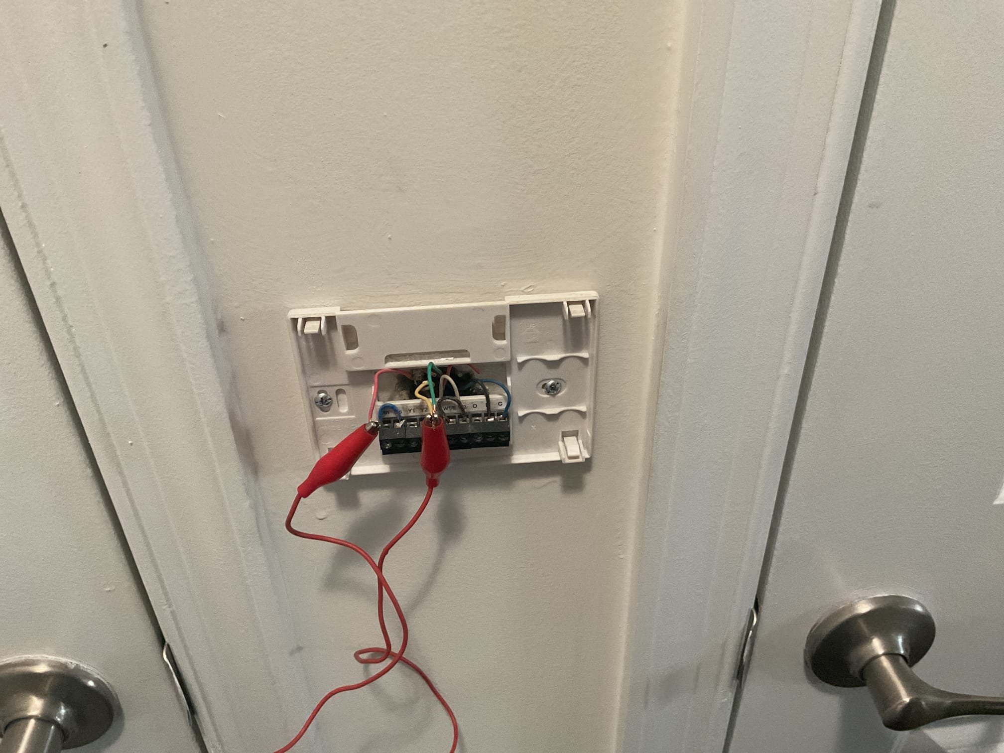 7/23/26. Fully assessed no cooling situation on 2016 Rudd heat pump system. First had to locate outside unit on roof because it was labeled wrong. After locating system Foud heat pump low on charge. R410a pressures were 283/85. Added 2 lbs 410a ( provided by Atwater). Now pressures are 326/122 with 5 subcooling. Temperature split is 19 degrees. Do not know how long charge will last. System is at replacement age. A/c is working at time of service. 