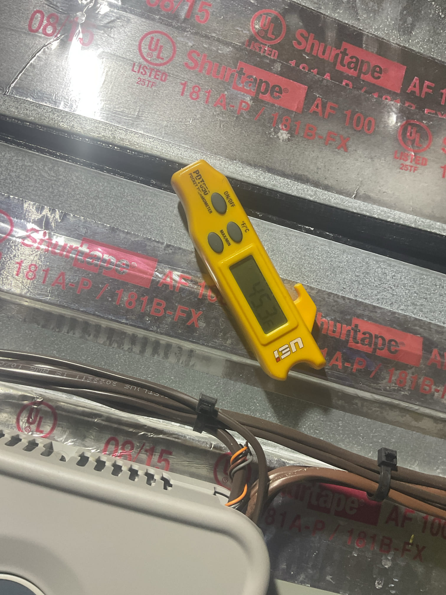 7/27/26. Performed precision a/c tune up on 2015 trane a/c system. Replaced aprilaire 213 ( provided by homeowner). Checked all electrical connections and components. Found mouse burnt to contacter at outdoor unit, recommend replacement of contacter. Replaced and tested operation. Check temperature split. Checked refrigerant pressures and temperatures. A/c is 11 years old would start to think about replacement. A/c is working at time of service. 