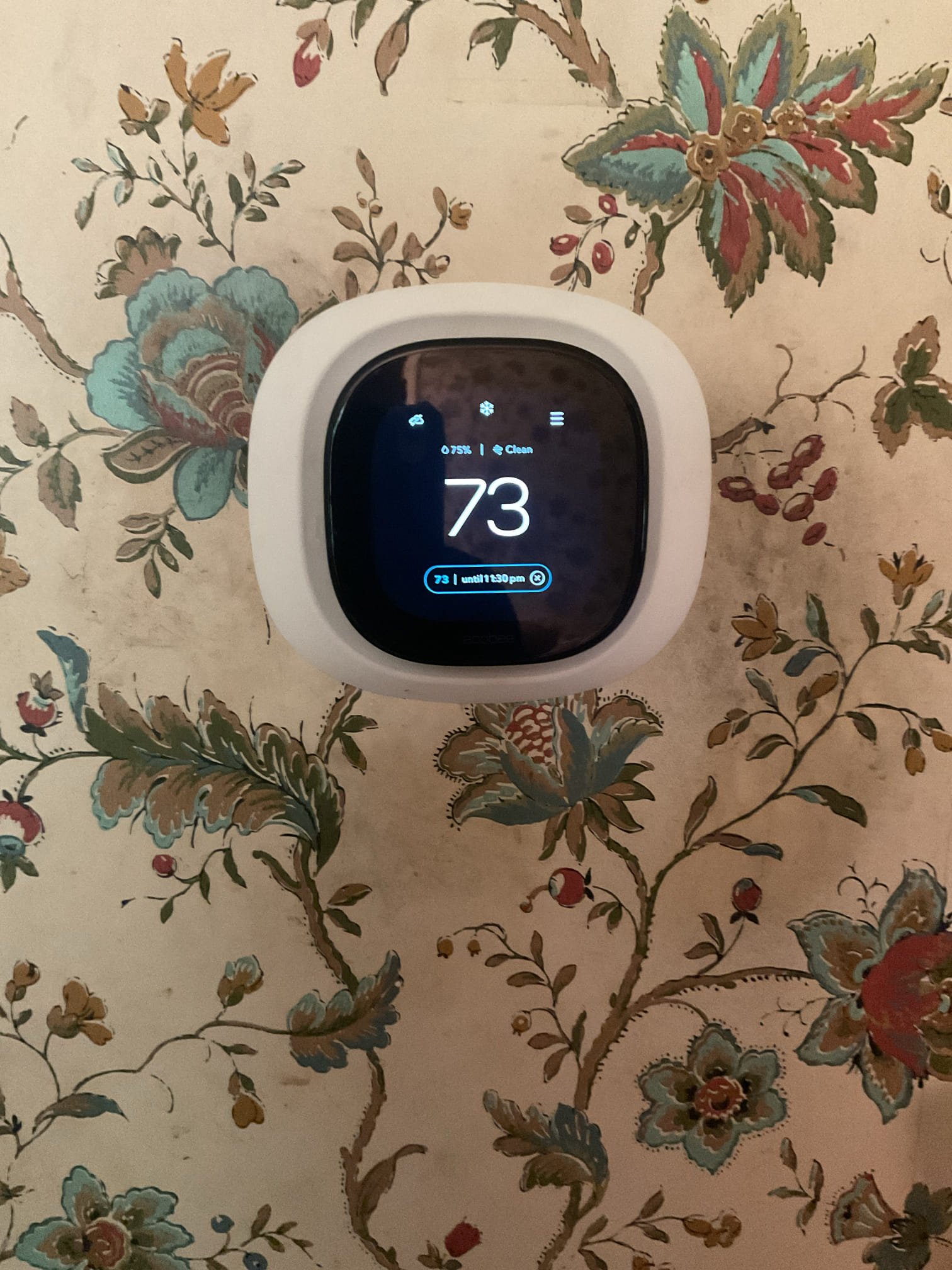 Customers ecobee stat does not respond on the screen. Customer insists having the same Tstat put back. Will have to order new ecobee pro. When part comes in need to let the son know so call his number. 


7/28/26 Dan 

I arrived to install a covered warranty pro ecobee thermostat. I powered off the system and removed the wires and removed the sub base . I installed the new OEM ecobee , and wired back into the terminals and then powered the system back up and completed system set up and tested system operation. 
