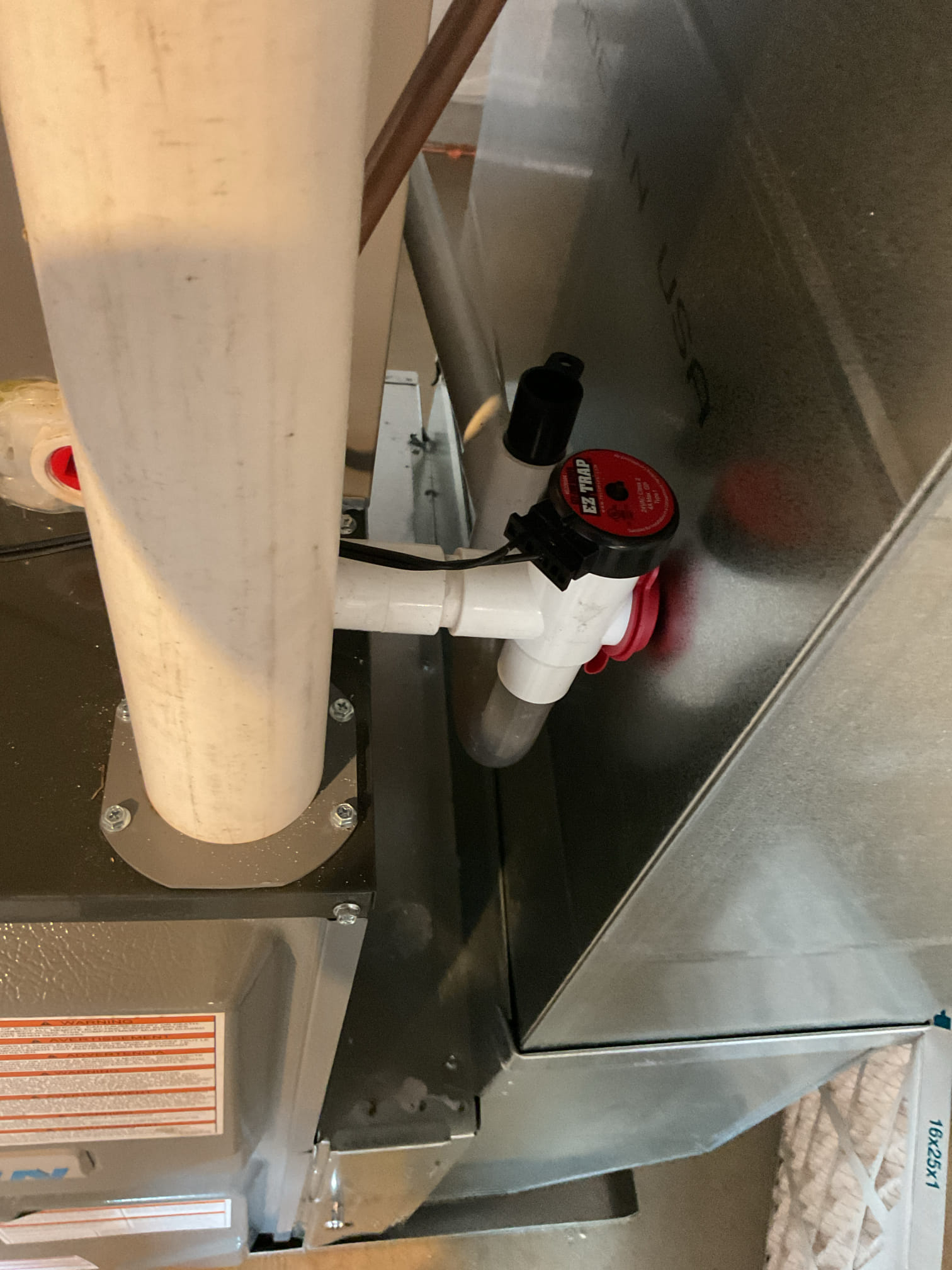 Luis and Issac 7-30-26
Performed ac tune on 2.5 ton Lennox ac unit from 2021. Heater is from 2023. Check system operation check electrical system, drain system and refrigerant cycle. Found condensation pump, and drain trap not wiring to system, I offed to wired safeties to unit customer approve estimate. Wired pump, trap and water sensor to thermostat. Flush drain check supply and return air temps ok. Indoor unit does not have surge protection and bacteria protection, check outdoor unit refrigerant levels and pressures capacitor and contactor ok. Water heater is electric from 2012. I provided estimate for replacement. 