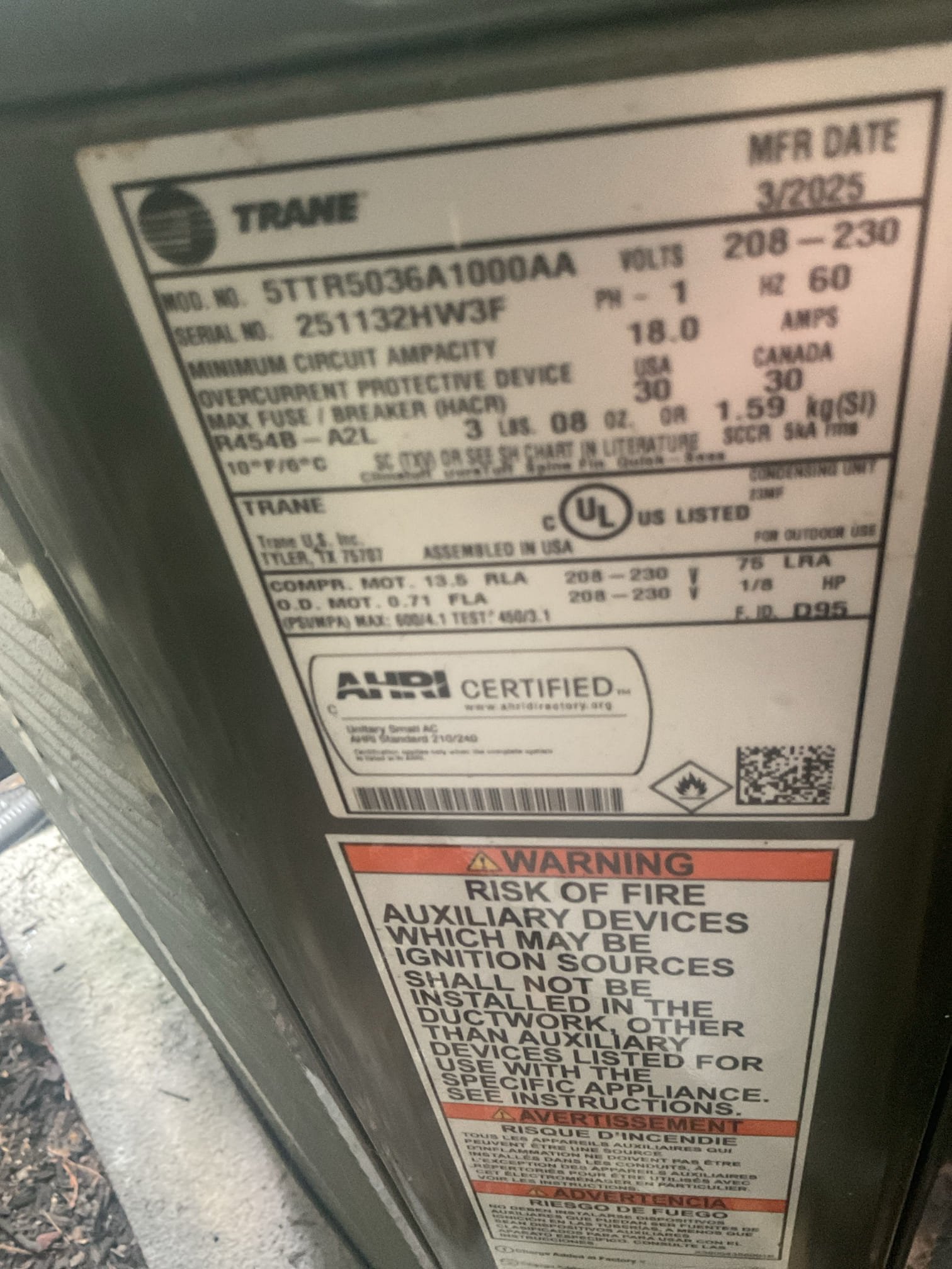 Luis 8-2-26
Customer called in for no cooling both units first and second floor. Customer stated they lost power when power came back on the house. Temperature went up too close to 90°. She turned system electrical off. I check system operation individually, second floor system furnace display defrost with heater operation, after troubleshooting unit found mitigation board issue. Without thermostat (removed from wall) mitigation board kept energizing cooling and heat. I bypassed mitigation door further troubleshooting, system is cooling I will talk to management about this issue and will order parts. 
For first floor; same issue 
I also found first floor system very low on refrigerant, I performed leak search, I did perform a deep leak search on indoor coil no signs of leak. I found solder connection on filter drier. I repair leak no more leaks. I did. It had enough refrigerant to completely finished repair. I added refrigerant around 390 psi. We will verify pressure when we return for