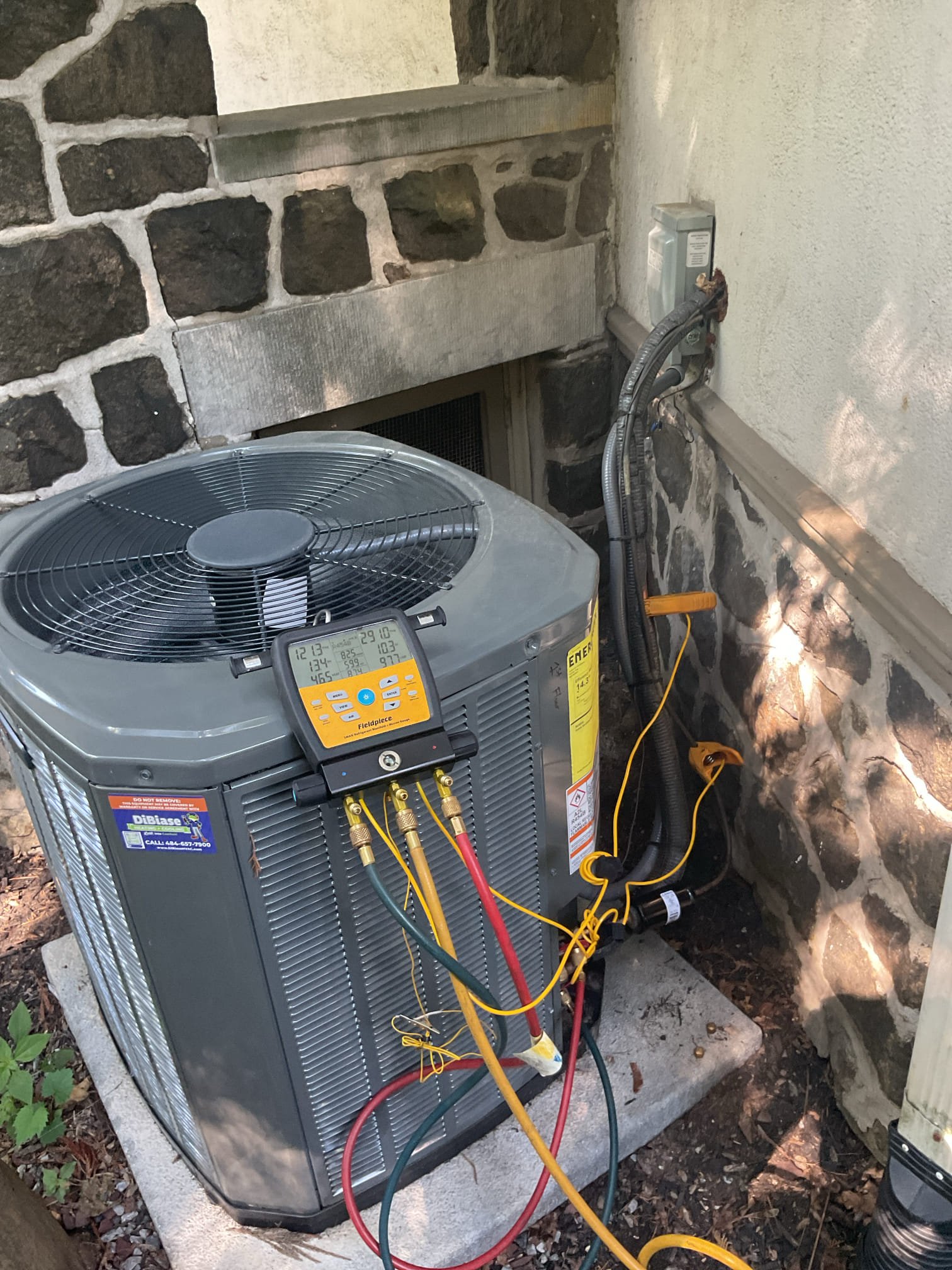Luis 8-4-26
Return visit to replace mitigation board systems and also repair first floor refrigeration line. After replacement of mitigation board system to system operation. I called tech support, per tech support both sensors need to get replaced. We need to come back with a2l sensors. On first floor pull deep vacuum and add factory charge plus line set. (Not Enough) I had to add total of 5 lbs  2 ounces total charge to increase sub cooling to manufacture standards. Both units are cooling. We will need to come back with two new sensors. 