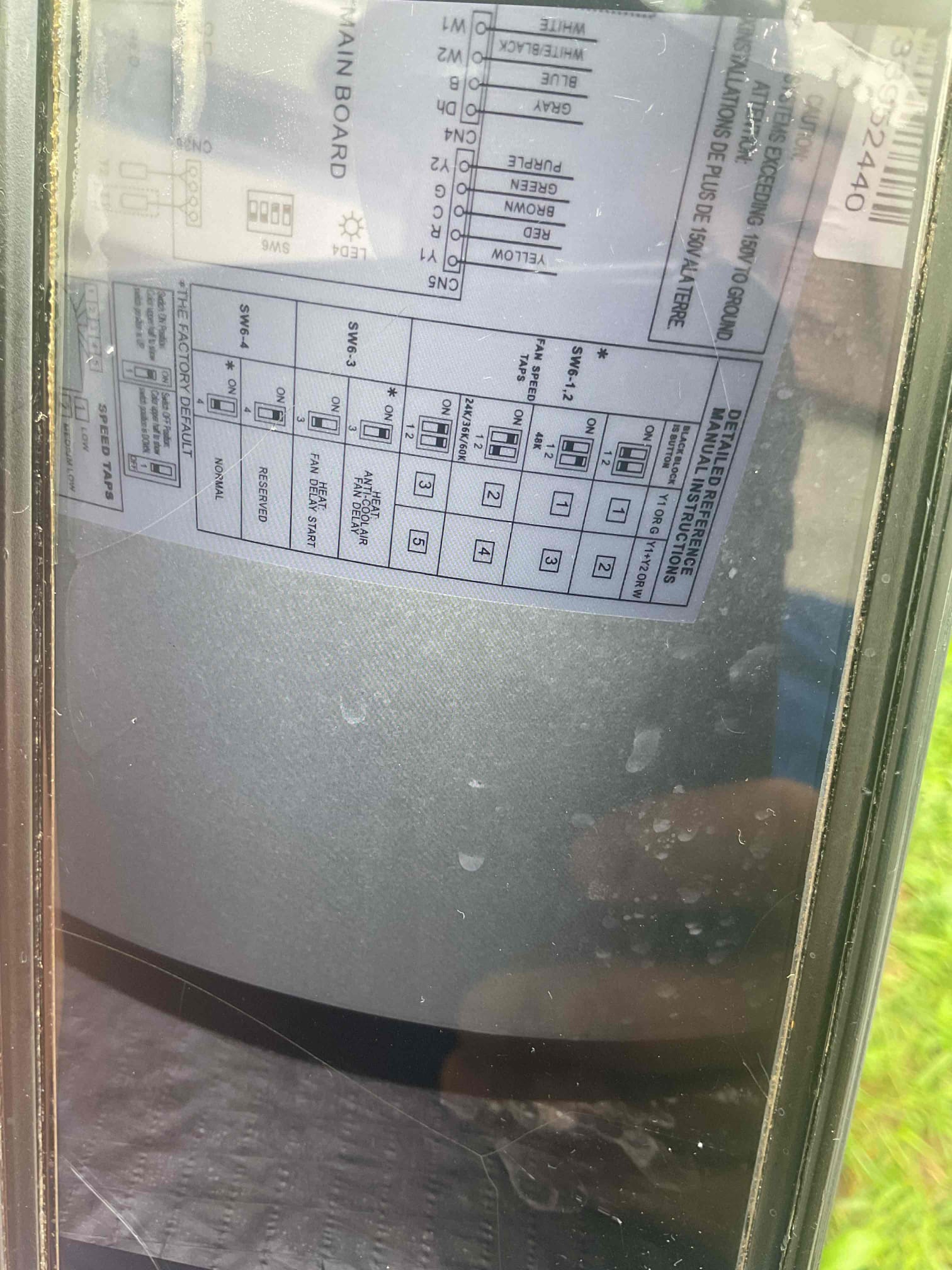 Luis 8-6-26
No cooling attic Bosch air handler. Thermostat calling for coo but no operation. Found water sensor tripped. Reset unit and test operation, check drain system ok. Airflow new filter. Check blower speed and static compare with database ok. I noticed inside cabinet insulation wet. It seems like moisture/condensation was coming from air handler. Air speed is within normal range. Sometimes specially when is humid attic system could sweat and tripped sensors. I move sensor to front of the unit test system operation and I did not see any condensation. If call come back we might need to add insulation to air handler. No charge warranty. 