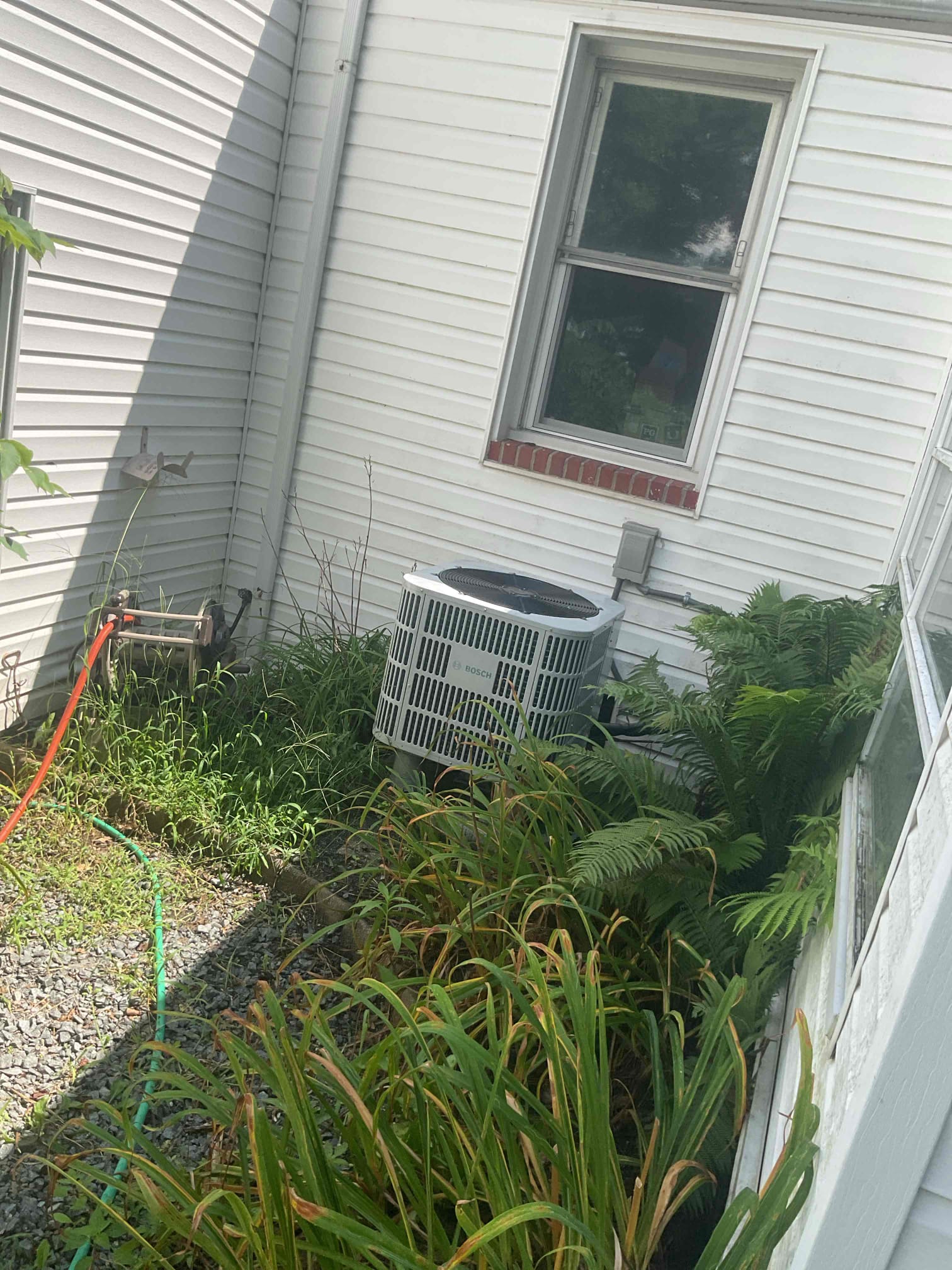 Luis 8-6-26
Performed AC tuneup on Bosch 3 heat pump system from 2023.  Replaced 18 x 20 x 1“ air filter checked all electrical connections and components. Check temperature split to full capacity and checked all ratings at outdoor control board. Cleaned out trap and test pump ok. Check outdoor heat pump ok. System is working properly at the time of service. I talked to customer about indoor air quality and coil contamination system, customer requested information on email. I emailed estimates. 