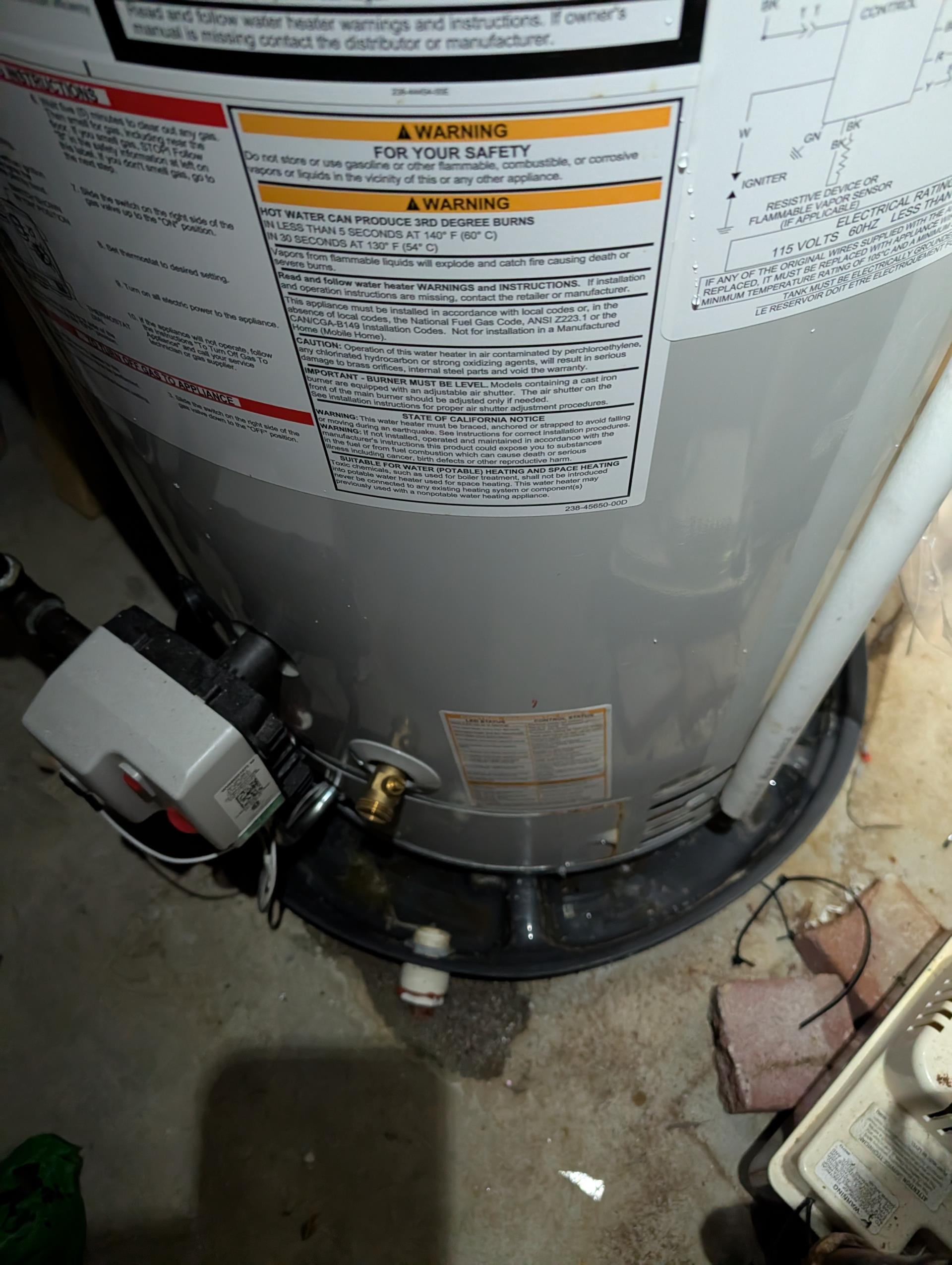 Indoor coil is a block of ice as are the suction line and compressor.
Filter was very dirty>replaced filter. Set both thermostats to MODE OFF fan ON>ran furnace for 15 minutes>broke ice free from compressor with rubber mallet>git system free of ice and tested>made slight adjustments to adjustable txv and refrigerant charge (added 9oz)

Strongly Recommend installing wet switch: water safety that will shut equipment down if water is detected on floor near indoor equipment. Provided email estimate 

Water heater expansion tank and relief valve also failed as previously noted by technician on June 15th this year. Water alarm is outside pan and battery is disconnected. resent updated email estimate for water heater repairs.

Water pressure is 85 psi. Provided estimate to replace domestic water pressure reducing valve. 

Filter  MUST be replaced every 3-4 months. This was the cause of today’s issue. This has been a problem at this location in the past more than twice. There will be a charge 