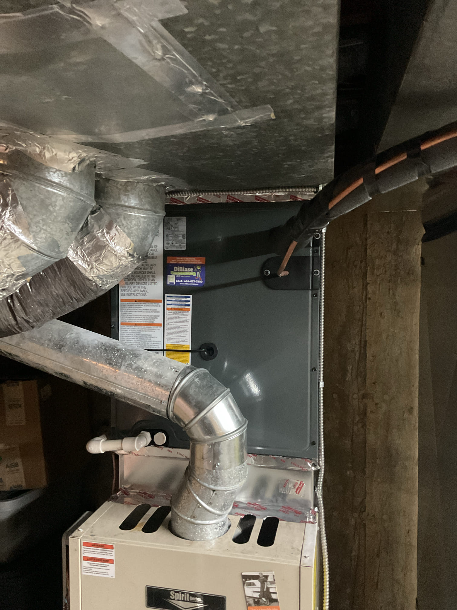 08/13/26 Dan 


I looked at the overall install of the new Goodman indoor coil and the outdoor heat pump. I inspected the ez trap and the drain line.  I checked the system level and the level of the disconnect. Made sure all penetrations were sealed. I checked  the electrical connections and checked the breaker size. I checked for caps, and inspected the refrigerant pressures. Everything is in good working order. 
