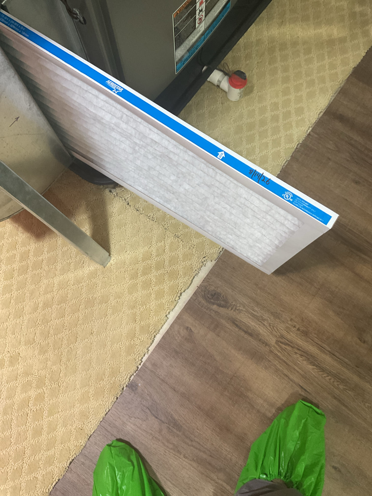 I arrived to the customers home to see why his 3 yr old Lennox AC was not working. I found the ez trap was clogged and it tripped the safety, causing the AC to stop working. I pulled and cleaned the ez trap and tested with water. I powered the system back on and checked the system operation, everything is back up and running at this time of service . I collected for cleaning out the ez trap and diagnostic. $291.50 is the total , paid by cc. 

I did leave an estimate for the customer to review for a  service contract. 