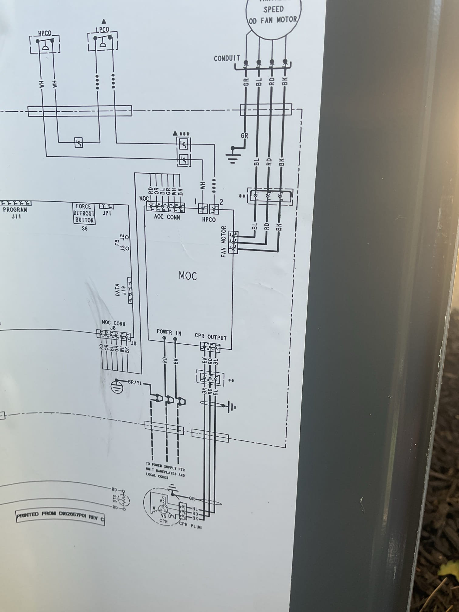 I arrived to the customers home to look at the outdoor unit fan motor for their brand new system . I turned the system on and found the compressor will run, but not the fan motor. I pulled my disconnect and let my system sit for a few minutes. I did check my resistance on my fan motor and it’s not open. I talked to Andrew and we’re going to go ahead and order a board and a fan motor to be safe no charge for today. This is a brand new install. The office will be in touch with the customers on Monday.