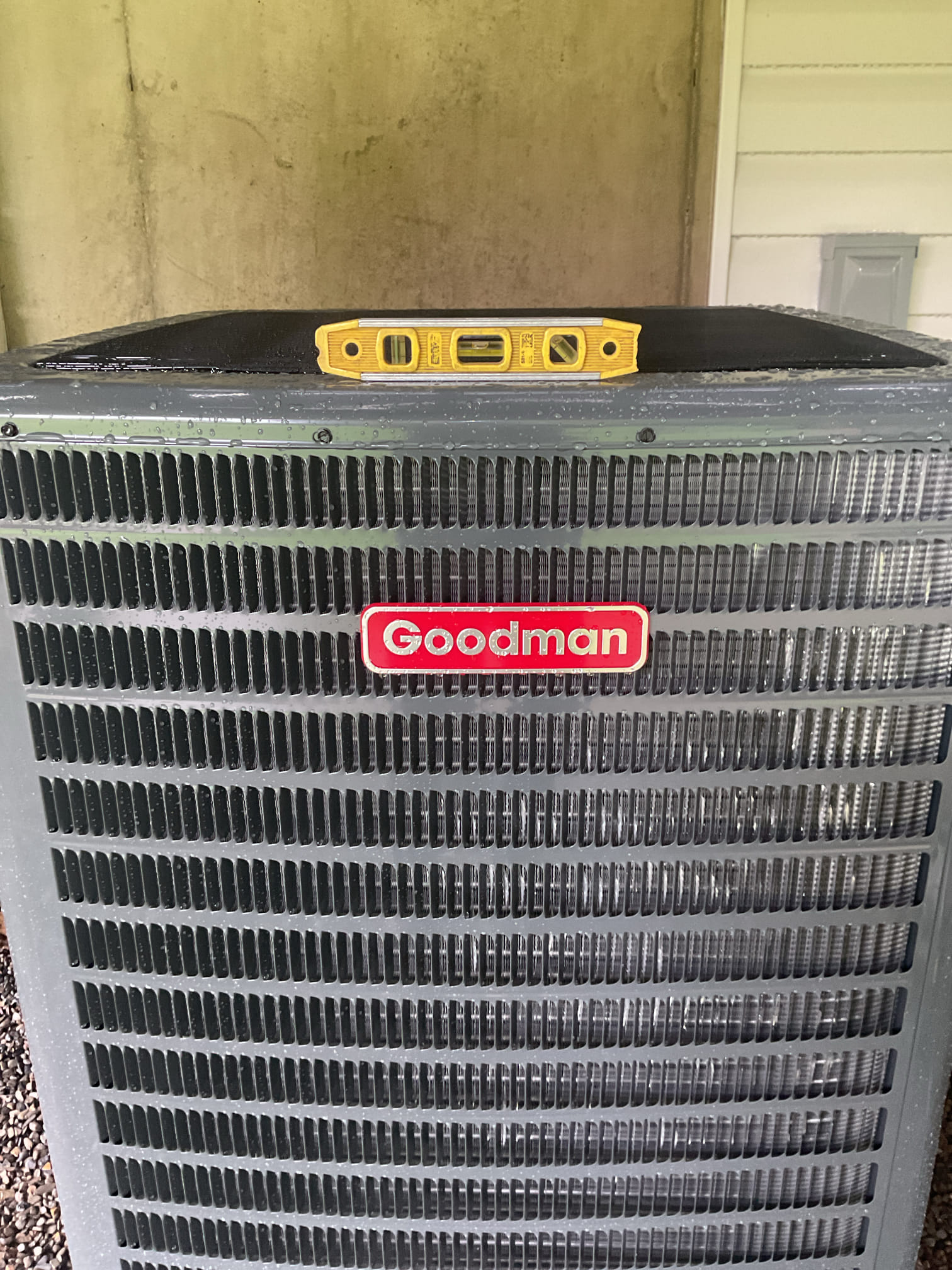 8/17/26 Dan 

I looked at the overall install of the new indoor coil and the outdoor a/c. I inspected the ez trap and the drain line.  I checked the system level and the level of the disconnect. Made sure all penetrations were sealed. I checked  the electrical connections and checked the breaker size. I checked for caps, and inspected the refrigerant pressures. Everything is in good working order. 