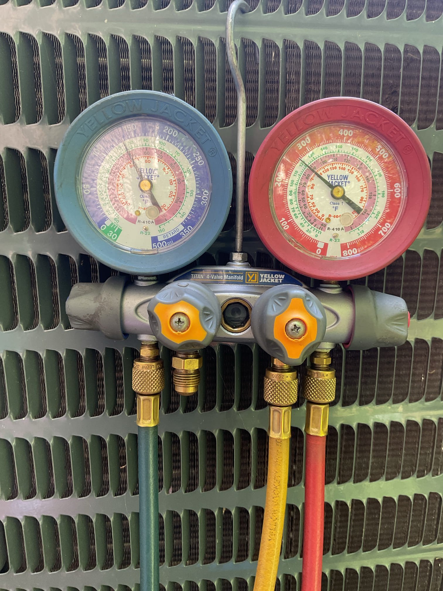 I arrived to the customers home to look at his AC, not working.  started by looking at the indoor unit, I looked at the air filter and the blower operation. I went to the outdoor and put my gauges on the system and found low on charge. I gave the customer an option to add charge with UV die or go ahead and just check with electronic leak detection. Customer decided on adding charge and UV dye to the system. They are leaving for vacation for London and then will schedule to come back to check the indoor coil and the outdoor  coil to see if there’s an indication of a refrigerant leak. Customer also signed a renewal contract for $189.00 . Total due for today’s service. $849.03 paid by check # 4325 paid 

*FIRST VISIT - charge unit with refrigerant and add dye
*SECOND VISIT - do leak search with uv light and quote for repair

NO GUARANTEES OR REFUNDS IF LEAK IS NOT FOUND
