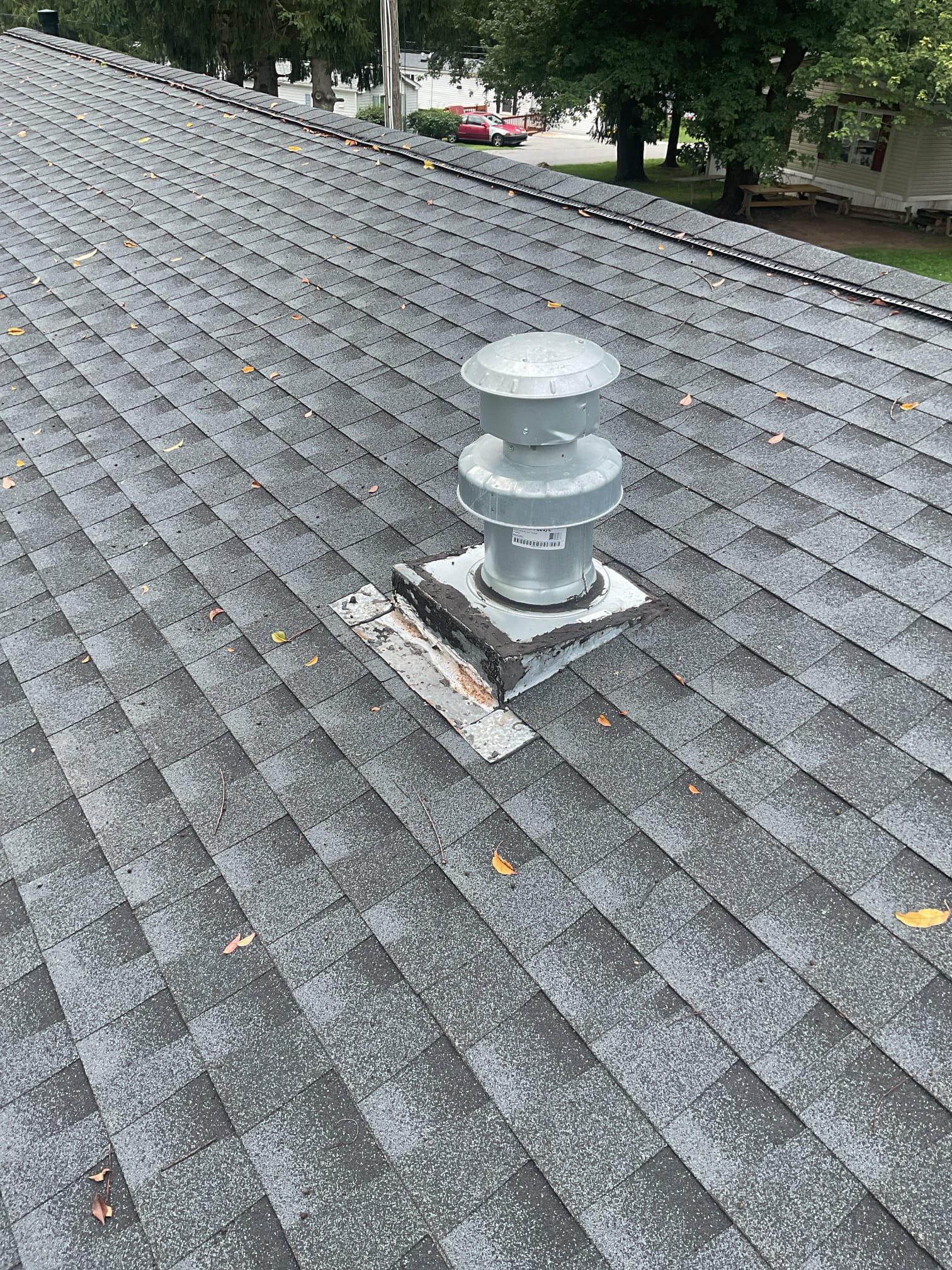 8/20/26 fully assessed water leaking from roof jack situation. Luis showed me where water was leaking in above the mobile home furnace recently installed by dibiase. Went up on rooftop and found some places in the roof sealed that has a few gaps. Filled in around roof jack with clear silicone. Homeowner will let us know when it rains if it fixes the issue. 