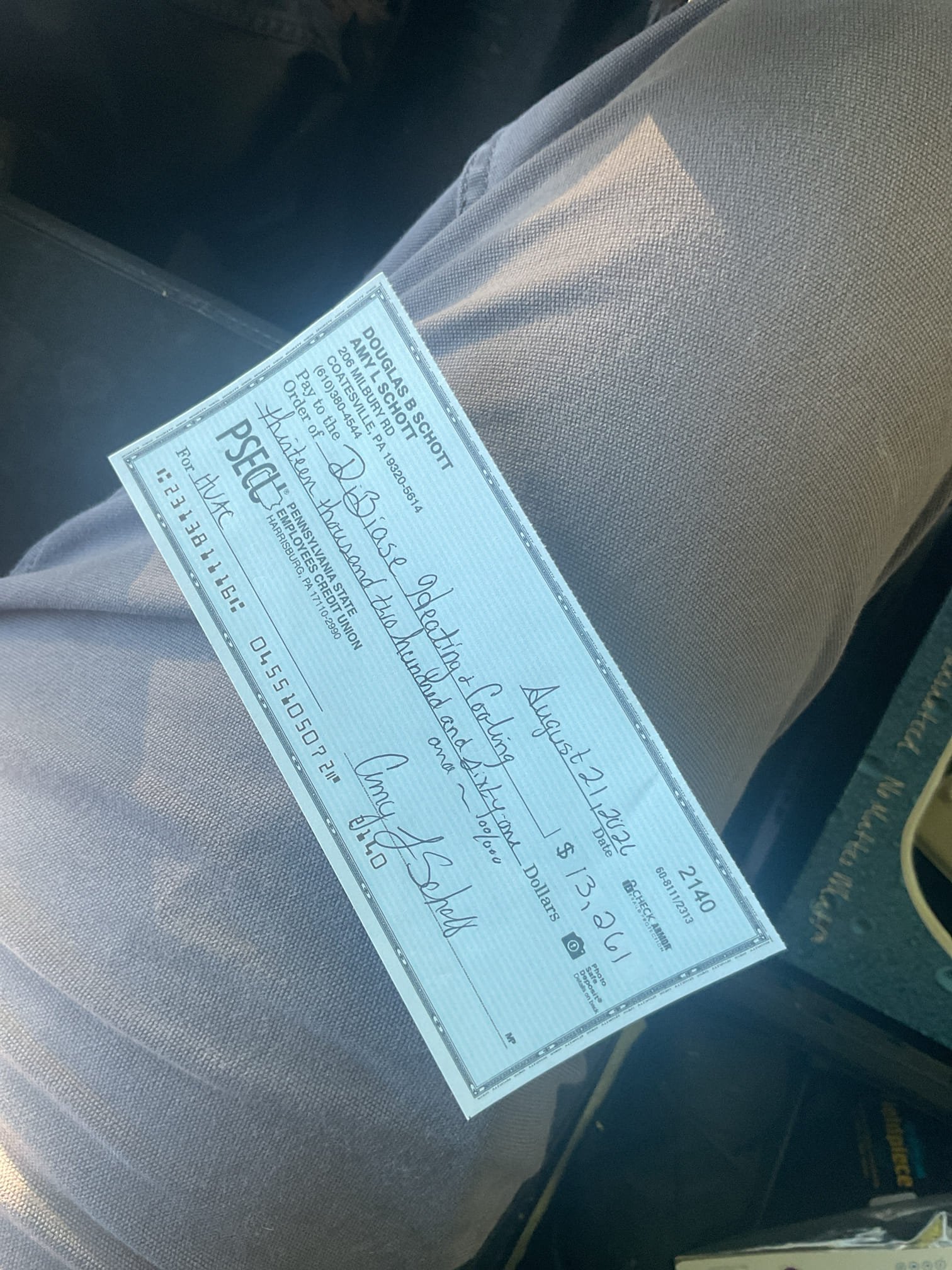 Luis 8-21-26
Return visit to re attached binding wire back to gas line. Customer also showed me ductwork patch that was not sealed. I used foil tape to seal gaps, I also collected final remaining balance for installation. Check # 2140 