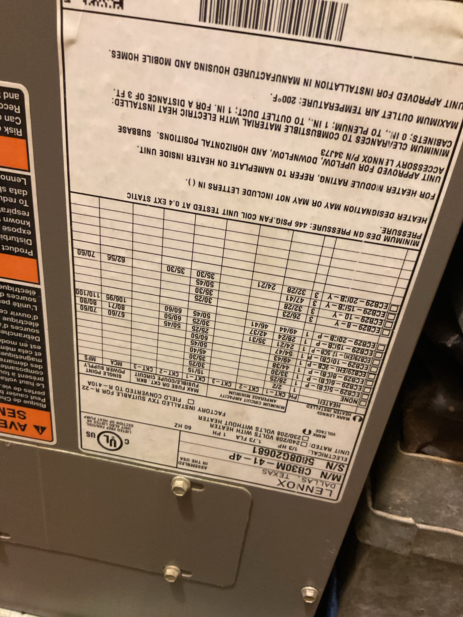 8/26/26. Performed precision a/c tune up on 2008 Bryant heat pump system. Checked all electrical connections and components. 20x25x1 air filter is ok. Found no drain protection on air handler itself, provided estimate to install ez trap. Also checked temperature split. Found evaporator coil is in rough shape and is rusting away. Also found bacterial growth on coil, provided estimate to install uv light. Checked refrigerant pressures and temperatures. Tested outdoor capacitor. Found after shutting down system just to test outdoor capacitor, compressor went into thermal overload. After system was re energized compressor came back on after about 7 minutes of run time. Would recommend getting a replacement estimate, system is cooling at time of service. 